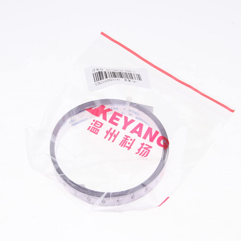 CALANDIS® Miter Saw Track Tape Measure - Self-Adhesive Metric Ruler 0-200CM (Left to Right) - Perfect for Woodworking, DIY Projects & Precision Cutting