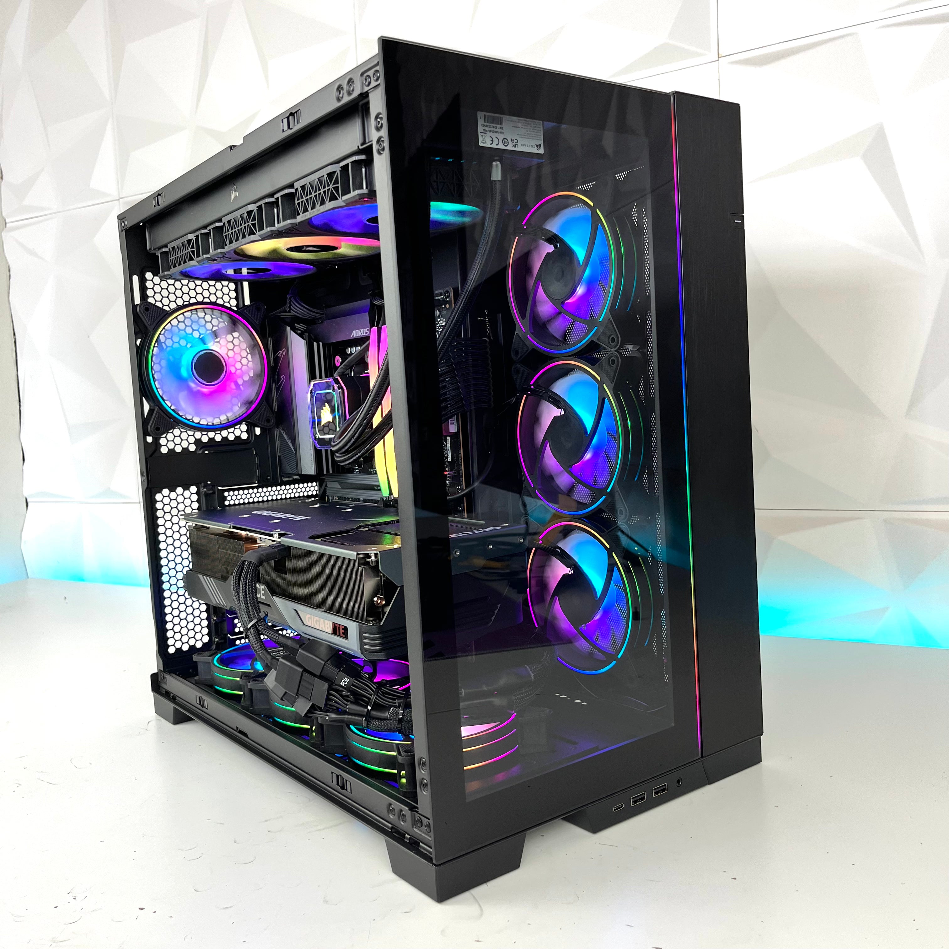 High-Performance Gaming PC SpectrumX with AMD SP8 Processor - Ultimate Gaming & Streaming Desktop for Esports & VR