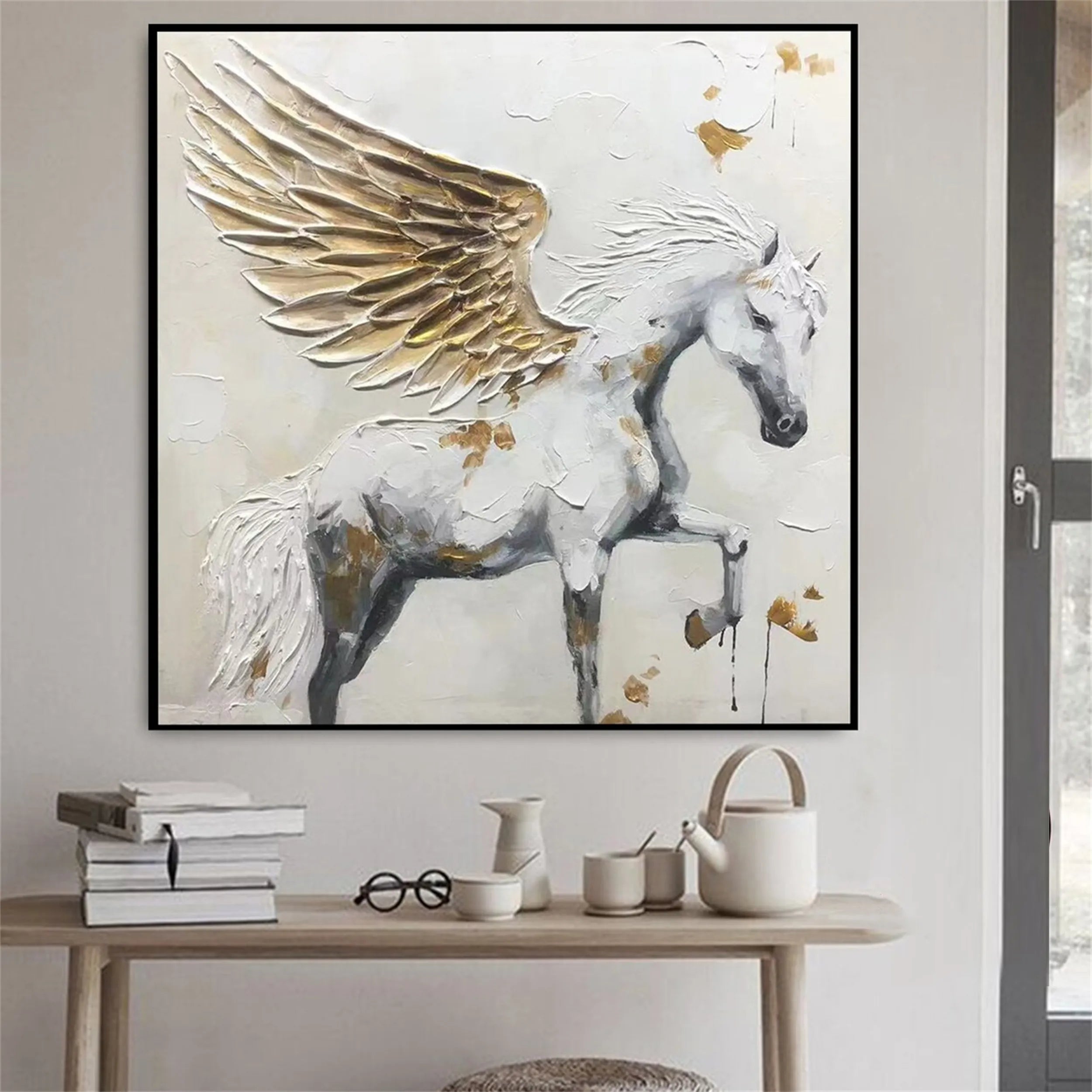 Animal Art Painting #AP029 - Handmade Canvas Wall Art for Home & Office Decor - Perfect for Living Room, Bedroom, or Gift