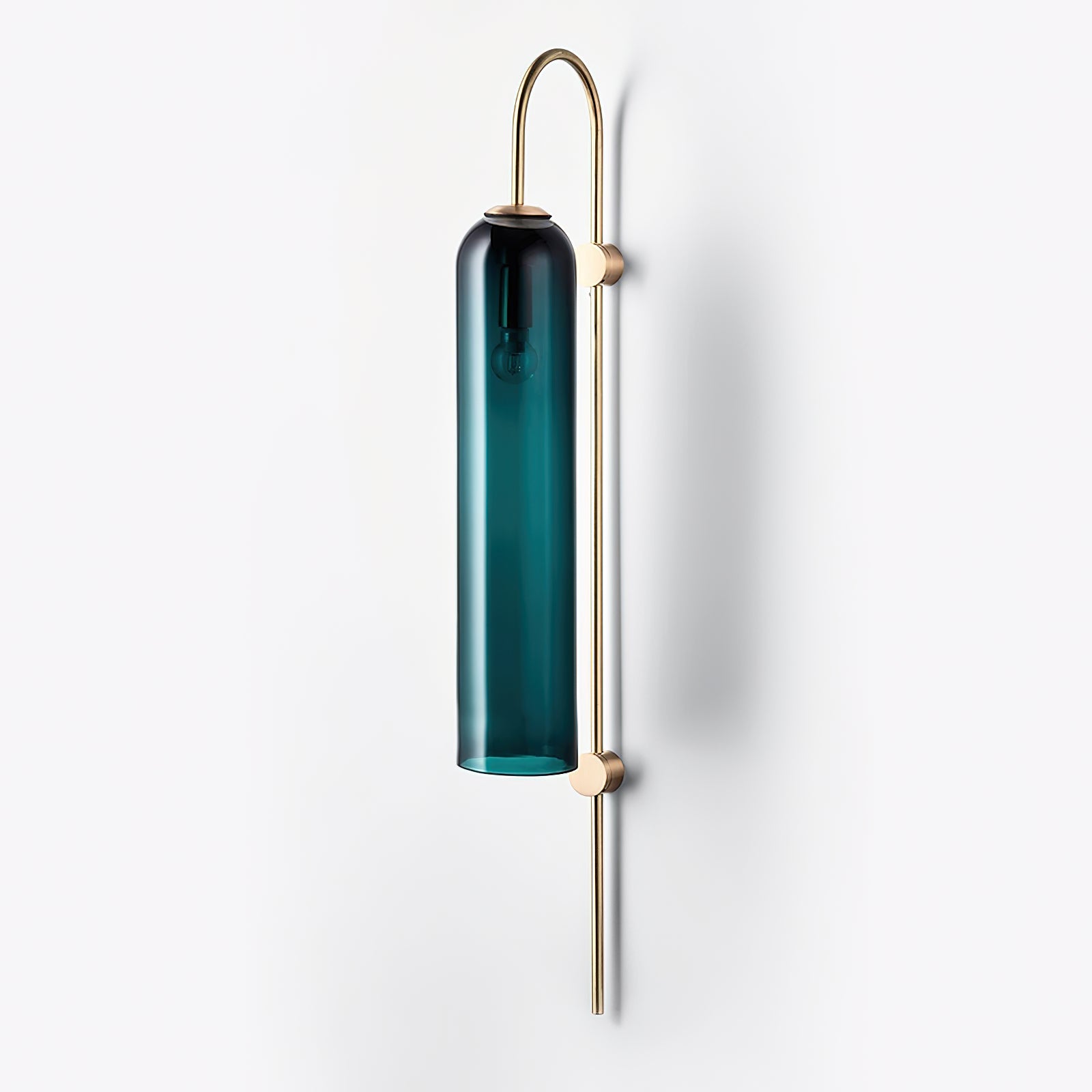 Modern Glass Wall Lamp - Sleek LED Sconce Light for Bedroom, Living Room & Hallway - Energy Efficient Indoor Lighting Fixture