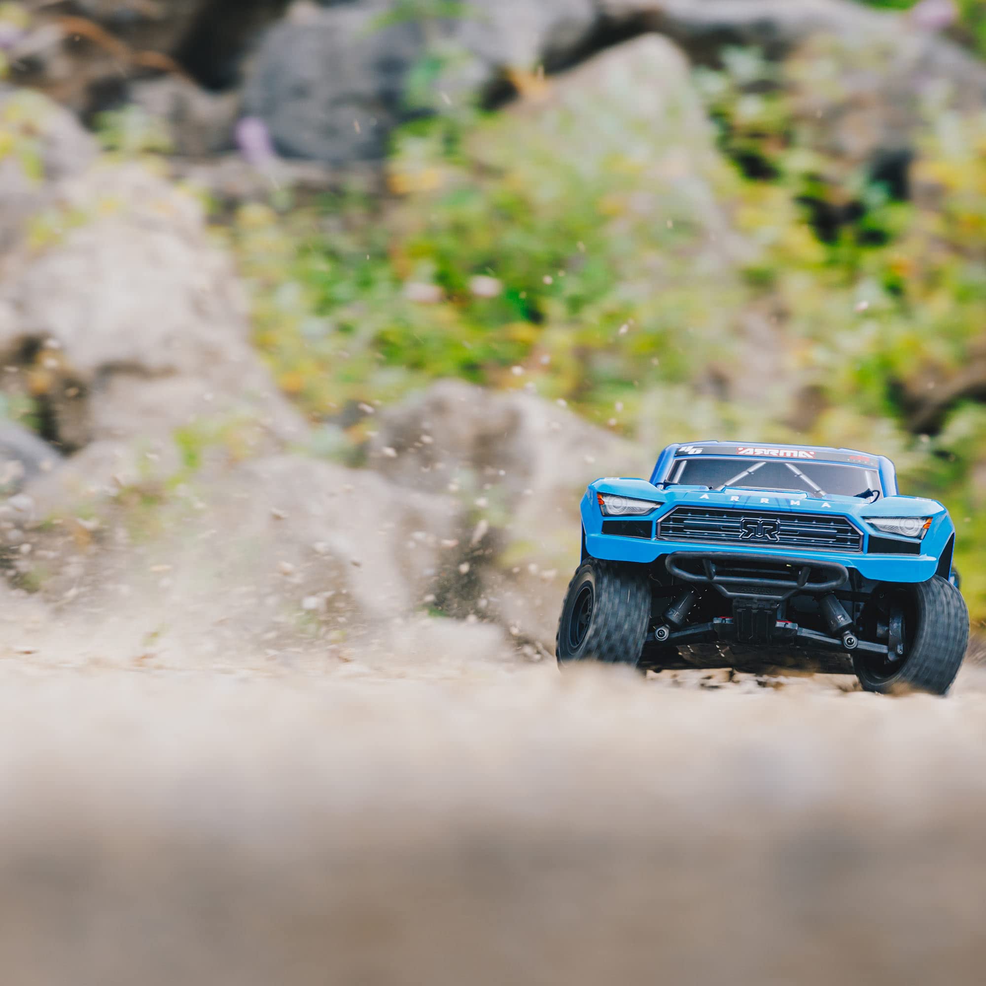 ARRMA 1/10 SENTON 4X2 Boost MEGA 550 Brushed Short Course RC Truck RTR with Battery & Charger - Blue (ARA4103SV4T2) | Ready-to-Race Off-Road RC Car for Adults & Kids | Perfect for Backyard Racing, Off-Road Adventures & RC Hobby Enthusiasts