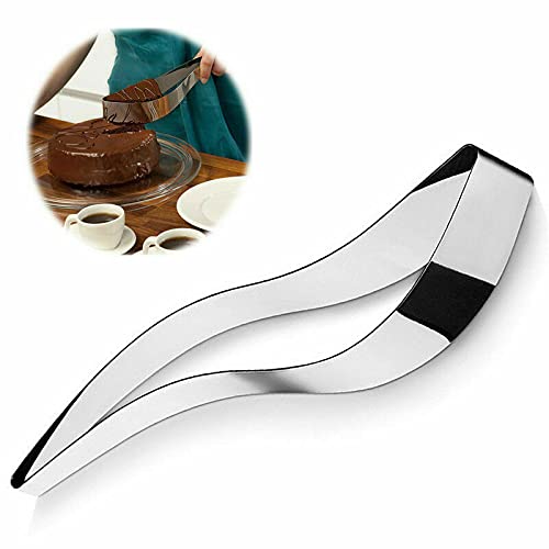 Premium Stainless Steel Cake Slicer - Professional Cake, Pie & Pastry Cutter with Comfort Grip - Perfect for Wedding Cakes, Birthday Parties & Baking Enthusiasts - Also Great for Bread, Pizza & Dessert Serving