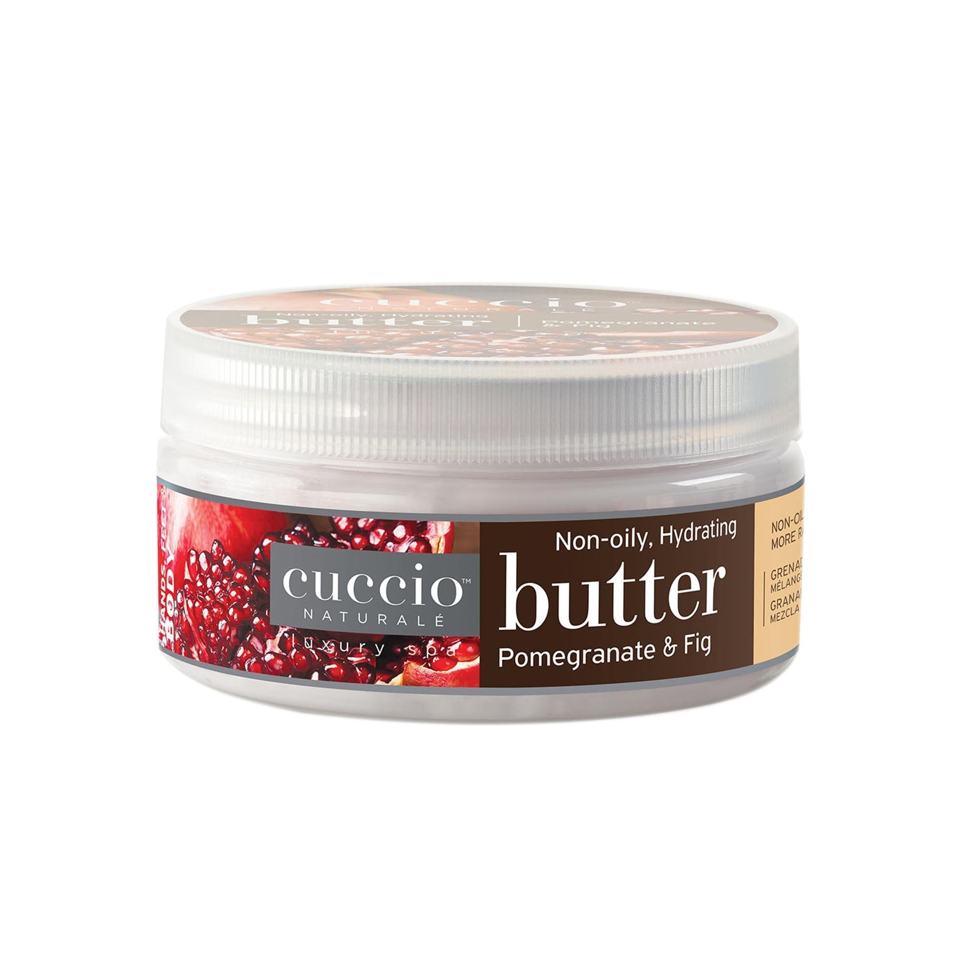 Cuccio Butter Blend - Pomegranate & Fig Scented Hand & Body Lotion, 8 oz | Ultra Hydrating Moisturizer for Dry Skin | Perfect for Spa Days & Home Relaxation