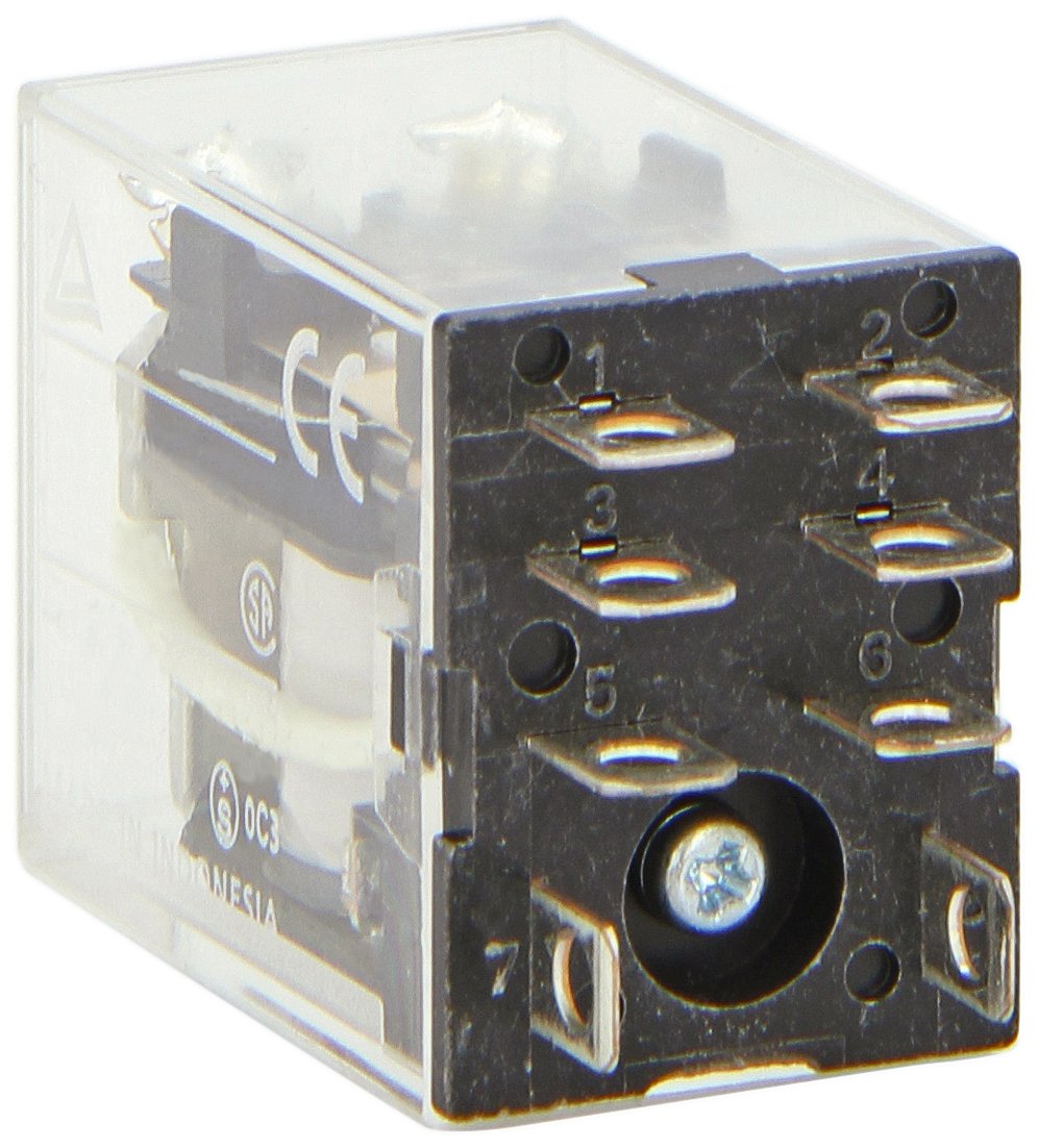 Omron LY2-DC48 48V DC General Purpose Relay - DPDT Plug-in/Solder Terminal, 18.5mA Load Current - Perfect for Industrial Control, Automation Systems & Power Distribution Applications