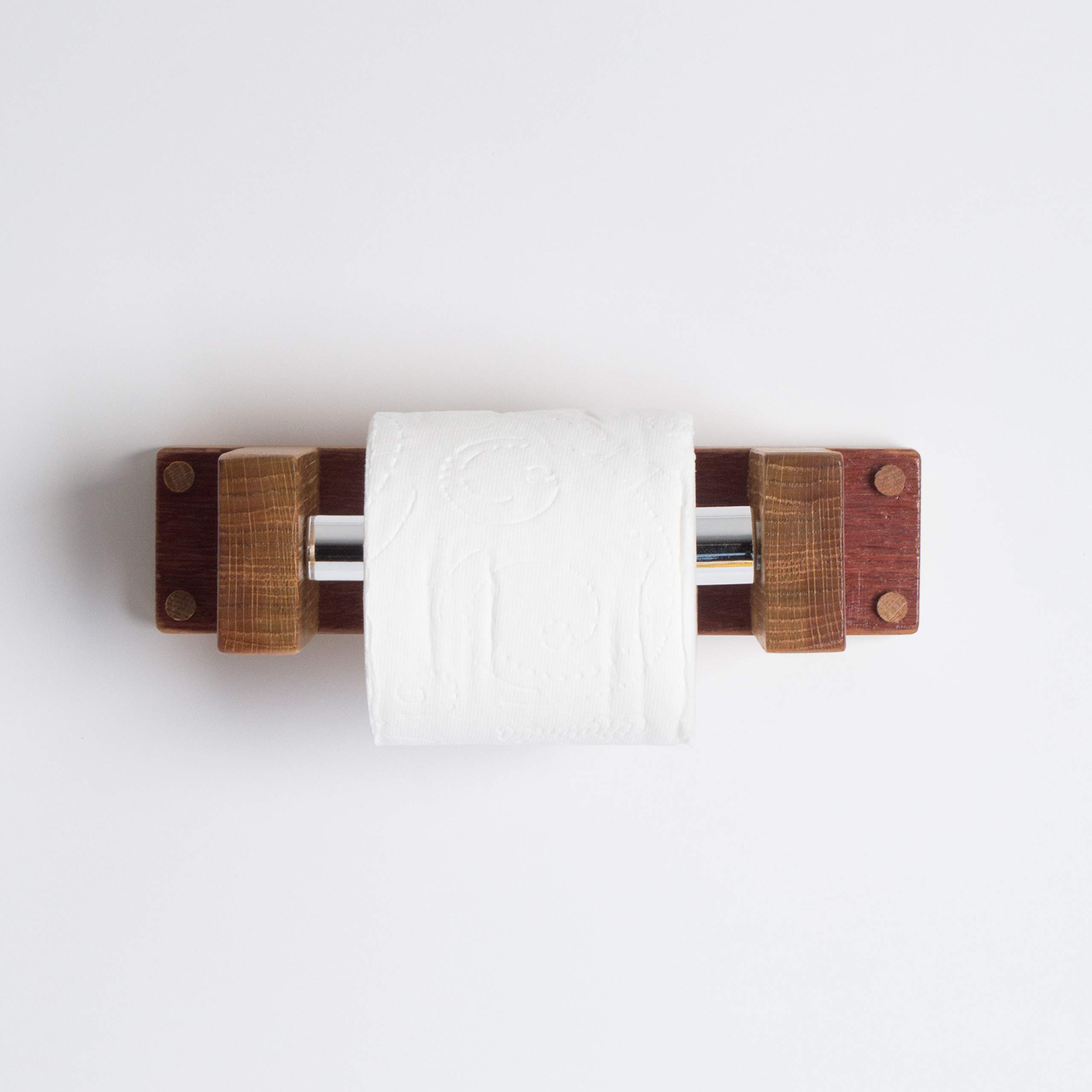 Vintage Wine Barrel Toilet Paper Holder - Rustic Bathroom Decor for Farmhouse & Wine Cellar - Perfect for Home, Restaurant, and Winery Decor