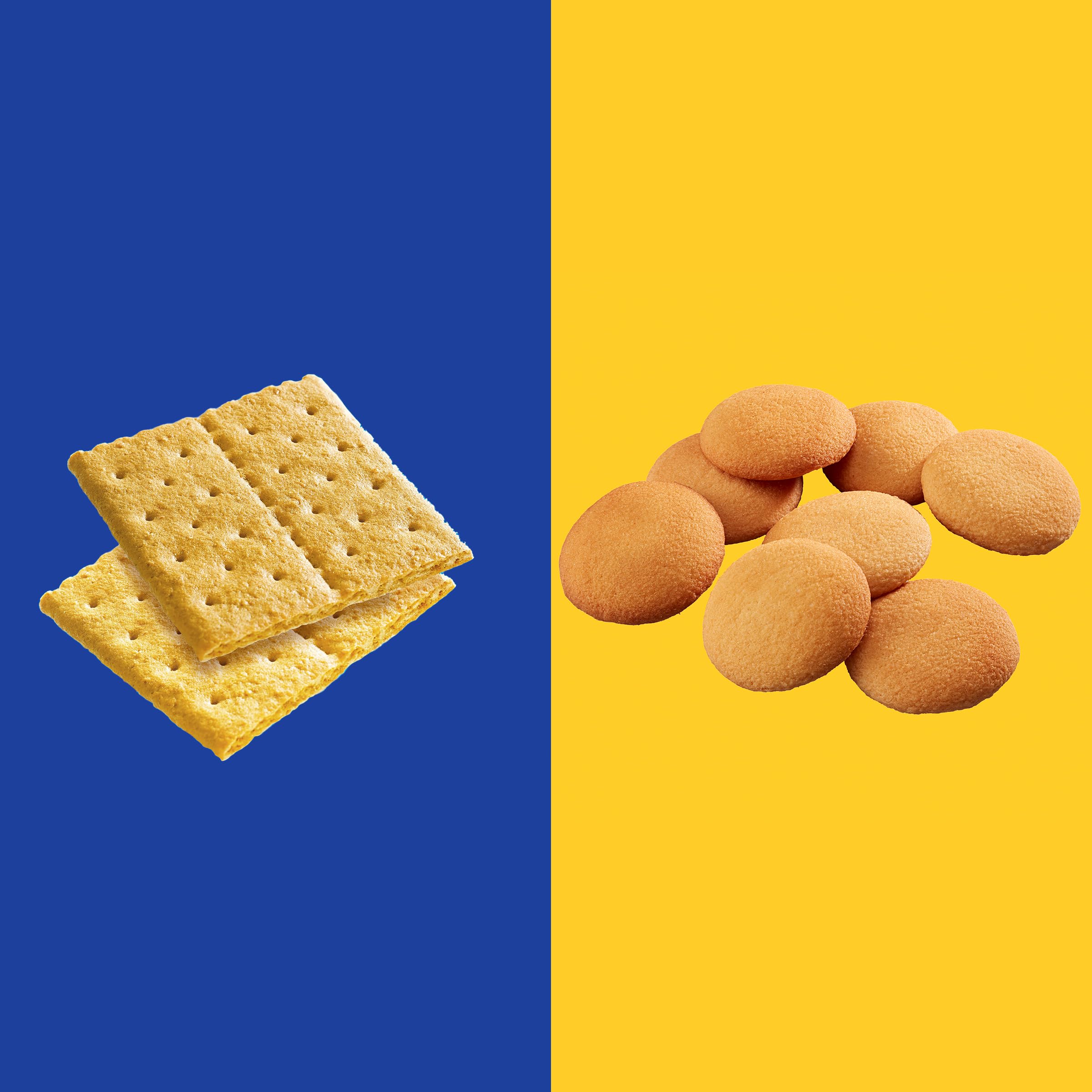 Honey Maid Graham Crackers & Nilla Wafers Cookies Variety Pack - 2 Boxes of Premium Baking Ingredients for Pies, Cheesecakes & Dessert Recipes | Perfect for Snacking, Baking & Party Platters