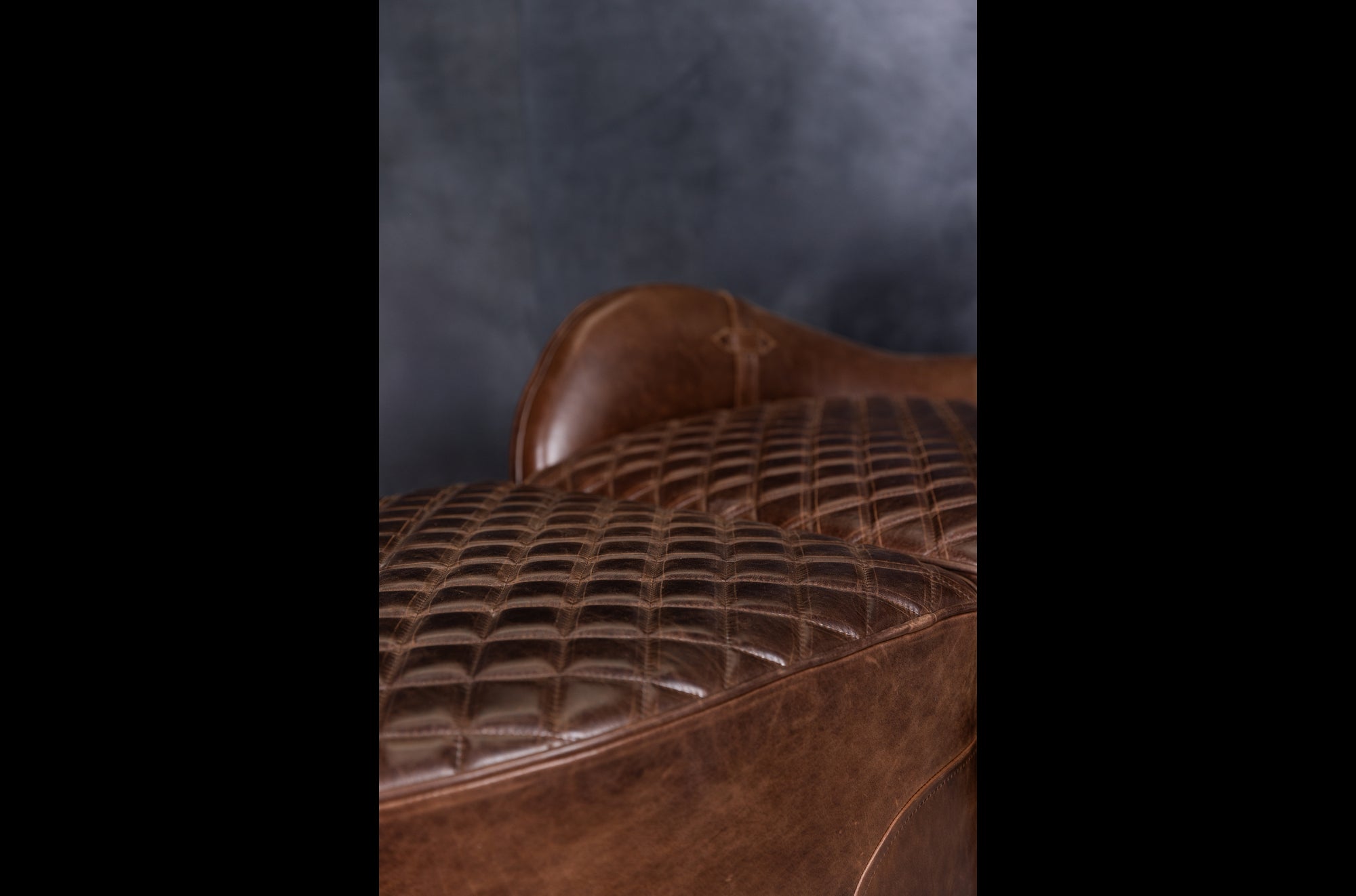 Premium Equestrian Leather Chair & Ottoman Set - Handcrafted Genuine Leather Living Room Seating for Home & Office - Perfect for Lounging, Relaxing & Decorating Your Space