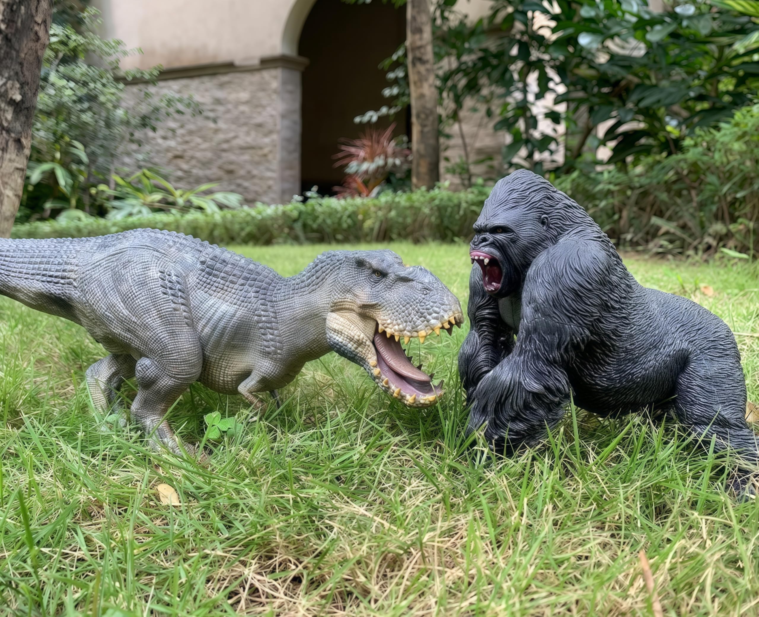 Gemini & Genius King Kong Toys - Vastatosaurus Rex Dinosaur Action Figure with Movable Jaw, Gorilla Toy for Kids | Dinosaur World Collection, Birthday Gift for Boys & Girls | Perfect for Playtime, Collecting, and Dinosaur-Themed Parties