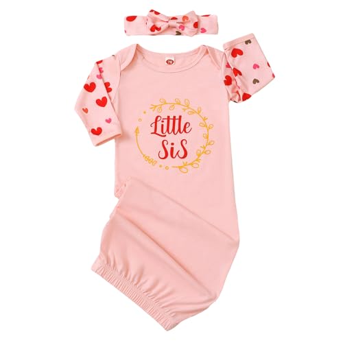 N Light Pink Love Heart Sleeve