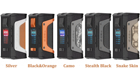 GeekVape Aegis Legend Classic 200W TC Vape Mod Kit - Waterproof, Shockproof & Dustproof Box Mod for Advanced Vapers | Perfect for Outdoor Adventures & Travel