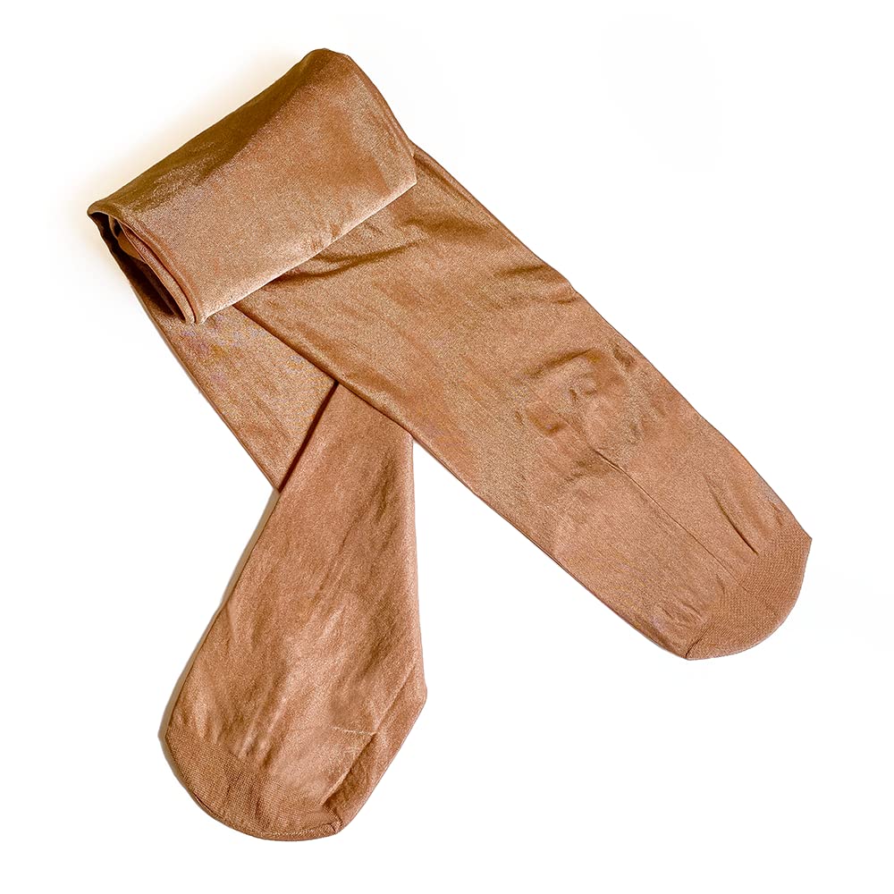 Hollywood Style High Waist Shiny Stockings - TouchUps Beyond Tights for Women | Glamour Shimmer Pantyhose for Evening Parties & Special Occasions