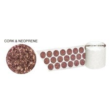 CRL CN1B Cork and Neoprene Desk Buttons - Durable Office Accessories for Quiet Keyboard Use in Home & Business Workspaces