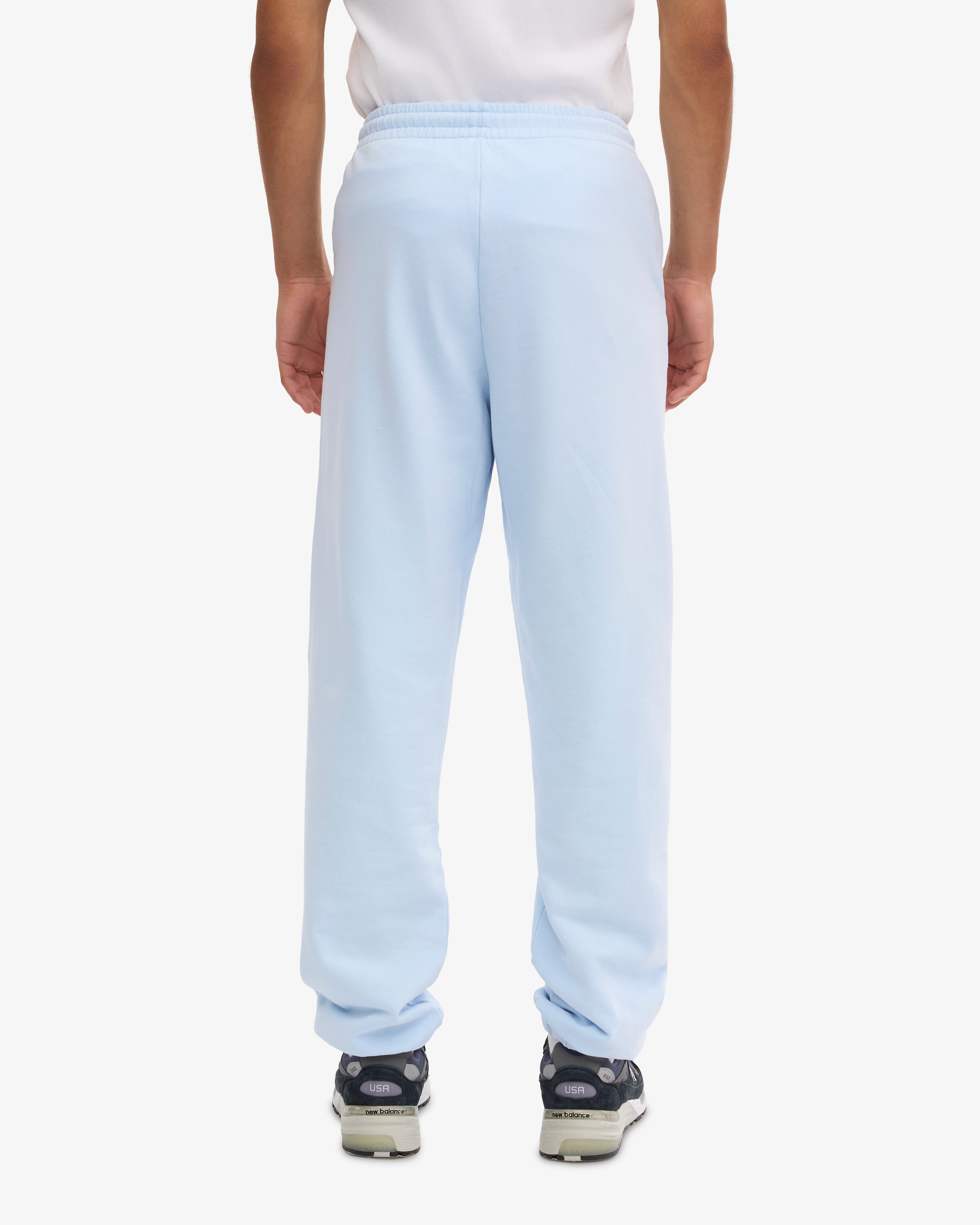 Organic Cotton Sweatpants for Women - Soft & Comfortable Polar Blue Lounge Pants - Perfect for Yoga, Running & Casual Wear