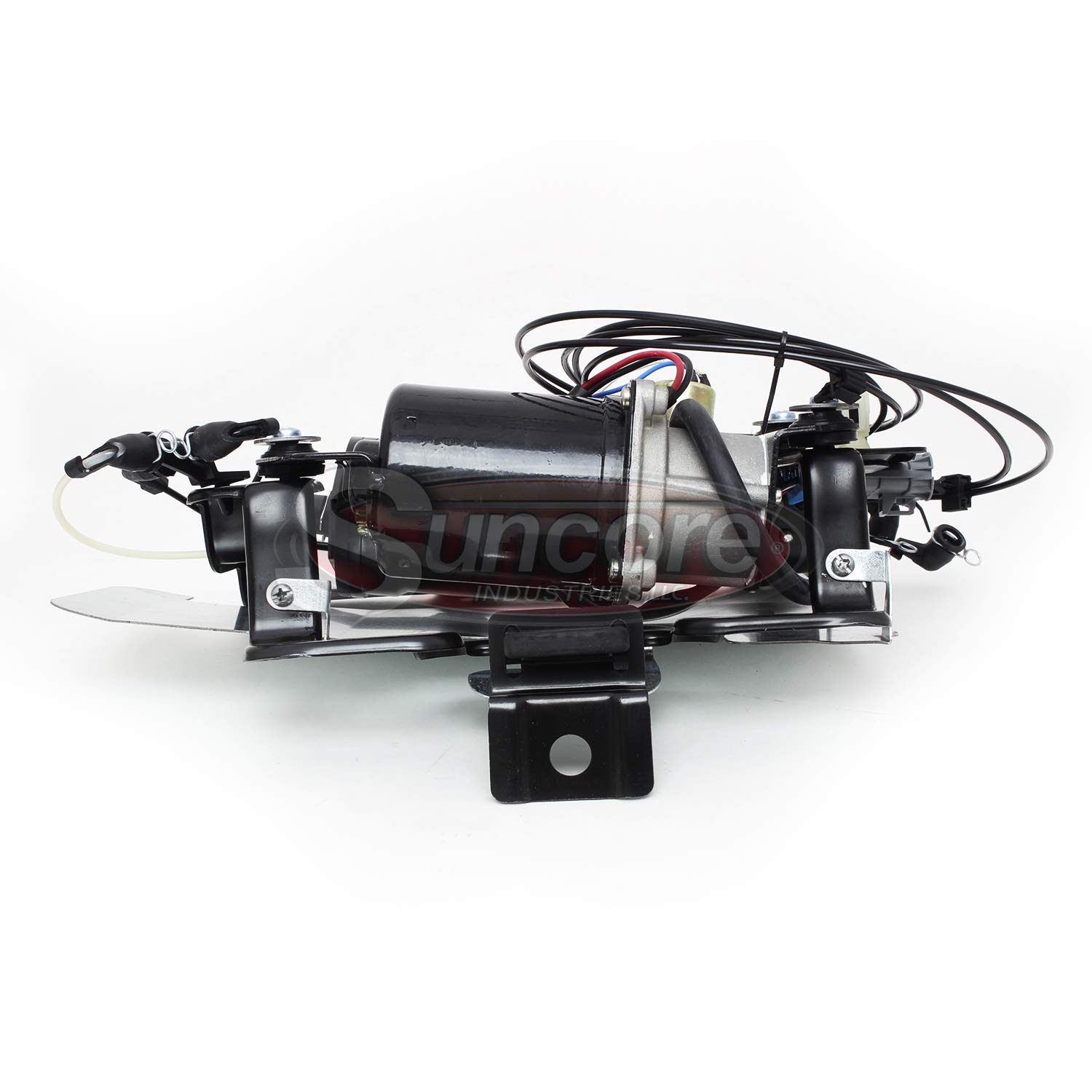 SUNCORE Air Ride Suspension Self Leveling Air Compressor Pump with Mounting Bracket - Replacement for 2004-2009 Cadillac SRX - Perfect for Smooth Rides & Off-Road Adventures