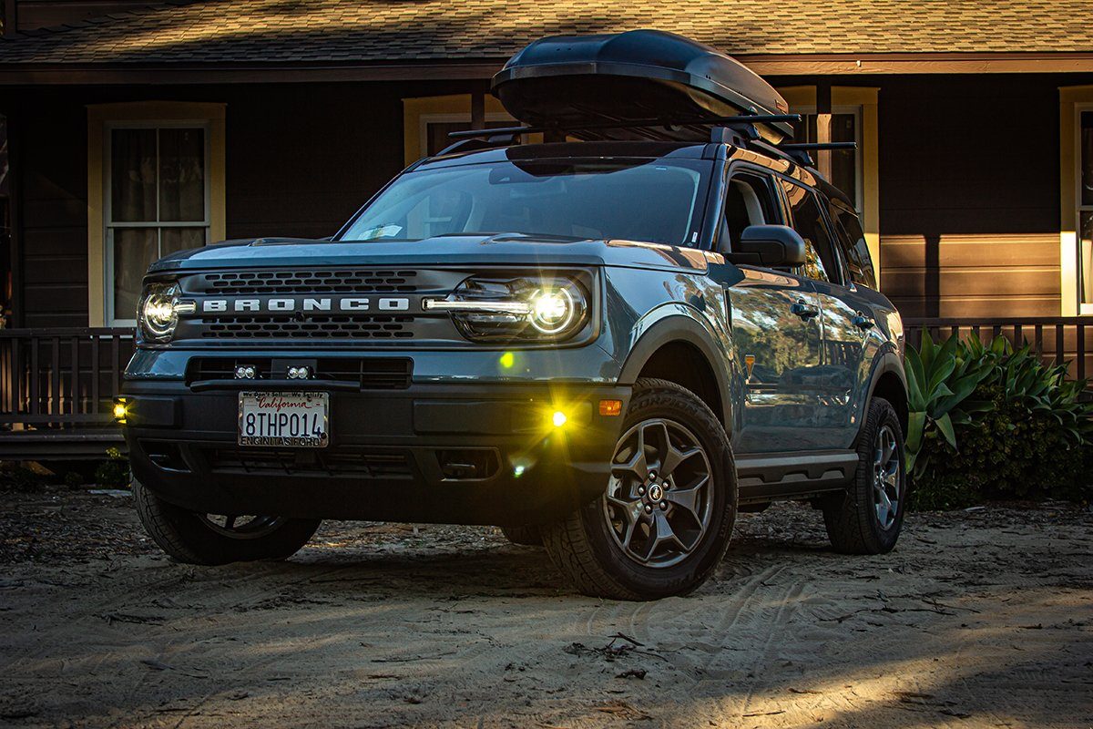 2021-2024 Ford Bronco Sport Baja Designs S1 Series LED Fog Light Kit - Off-Road & Night Driving Upgrade for Enhanced Visibility
