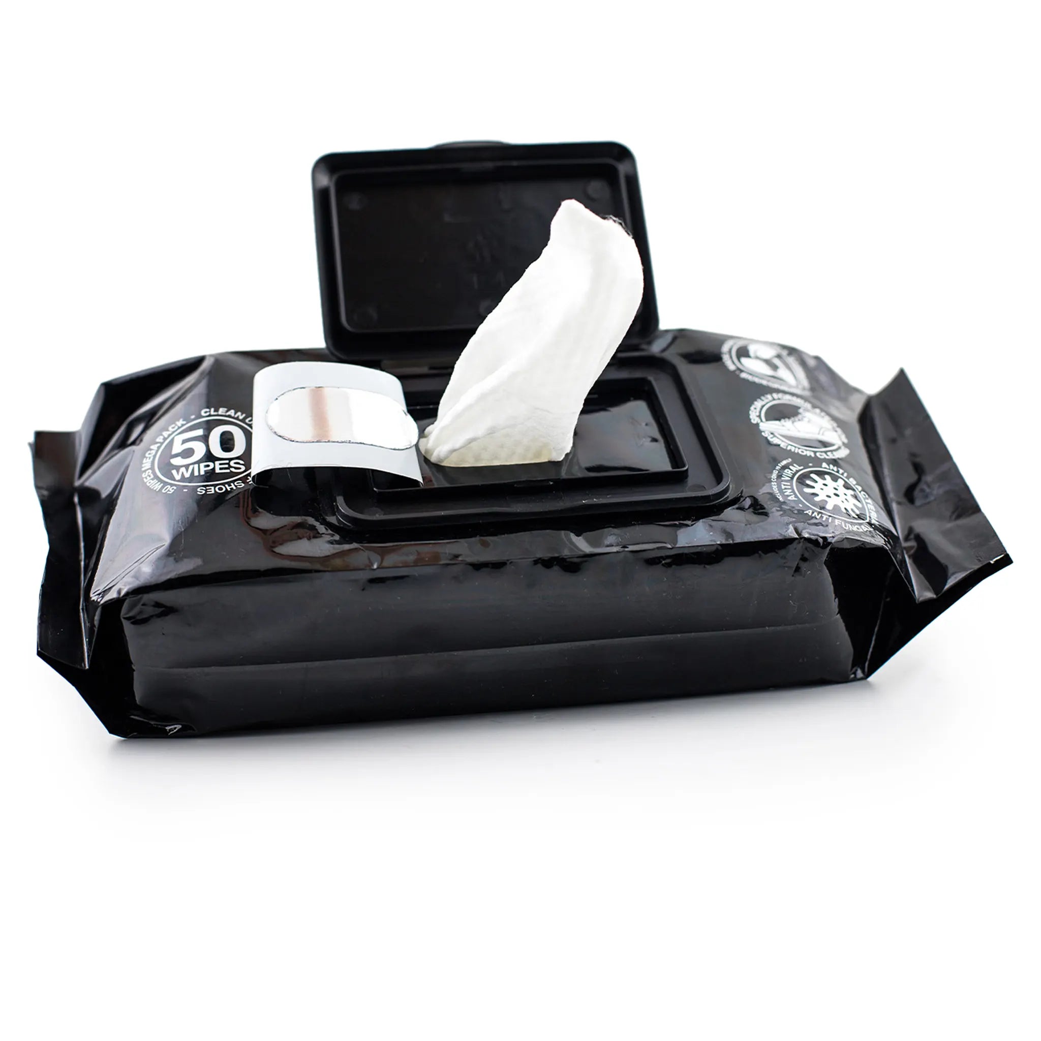 Sneaky Wipes - Premium Shoe & Sneaker Cleaning Wipes (50 Count) - Quick & Easy Footwear Care for Gym, Work & Everyday Use
