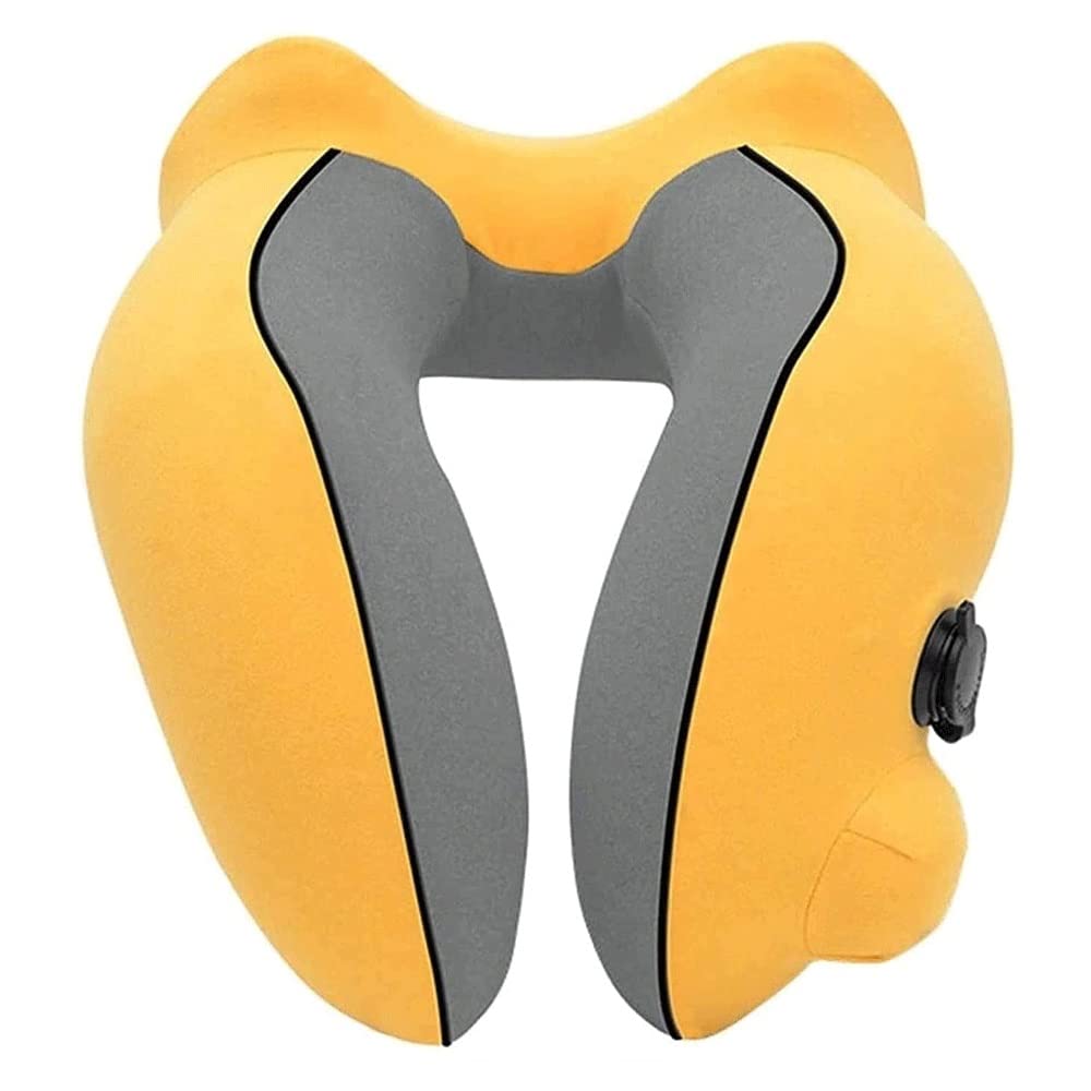 Memory Foam Travel Neck Pillow for Airplane - Ultra Comfortable & Lightweight Cervical Support with Washable Cover - Perfect for Long Flights, Road Trips & Office Naps