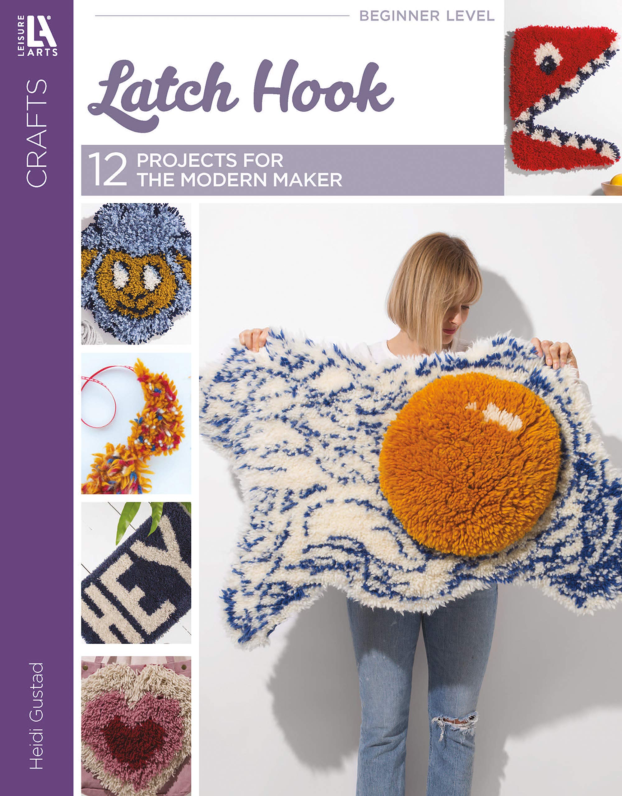 Latch Hook Kit: 12 DIY Rug & Tapestry Projects for Beginners & Modern Makers – Perfect for Home Decor, Gifts & Crafting Therapy