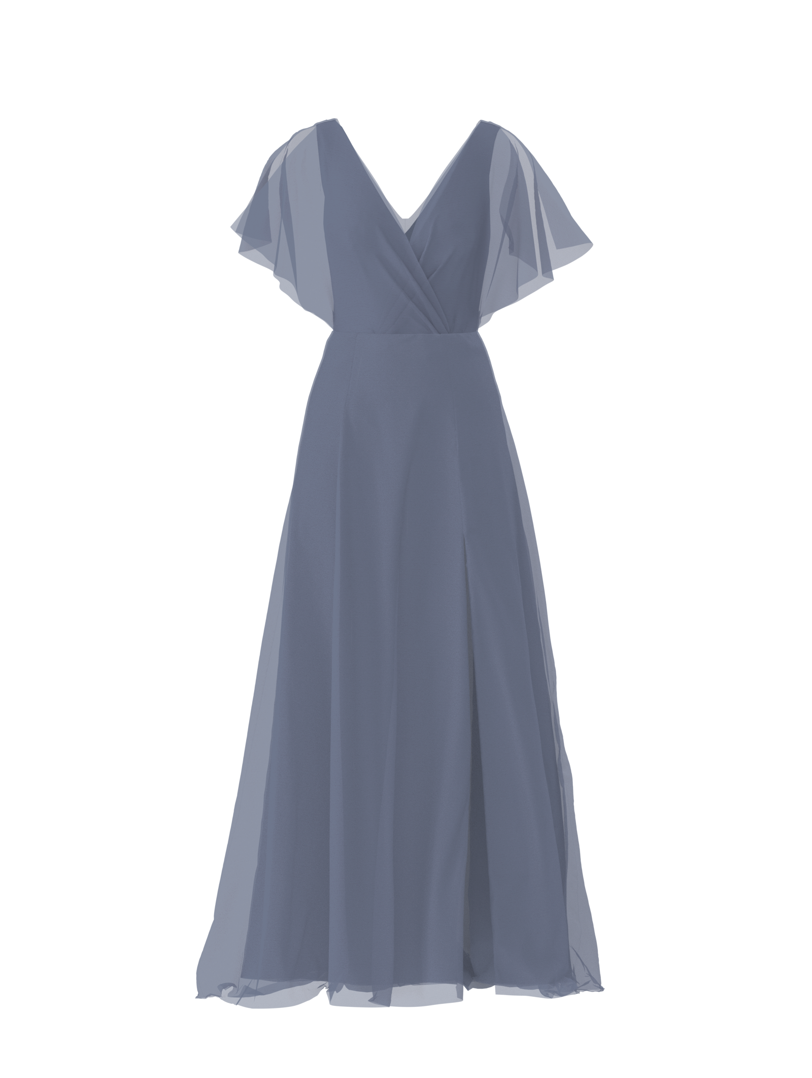 Bodice (Ava) & Skirt (Arabella) Set - Slate Gray Women's Fashion Outfit for Party, Wedding & Special Occasions