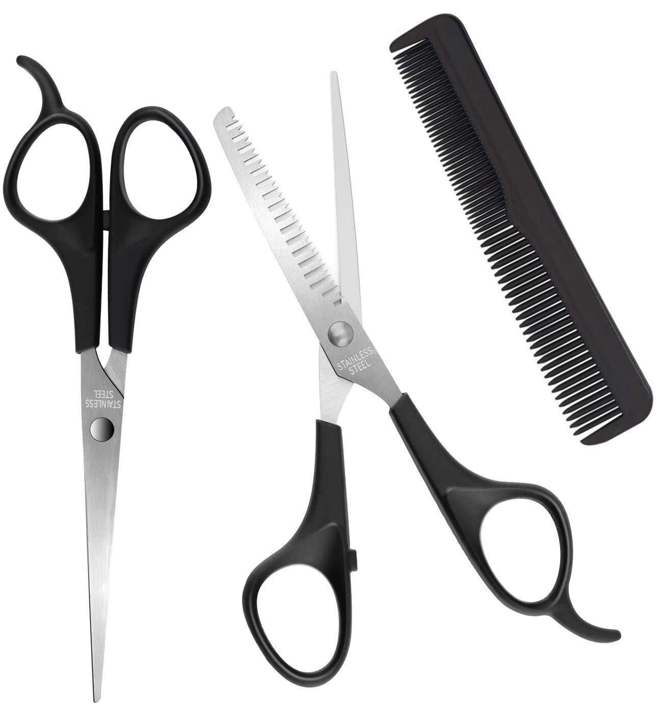 Professional Hairdressing Scissors Set - Stainless Steel Barber Shears for Hair Cutting, Thinning & Styling | Perfect for Salon, Home & Pet Grooming