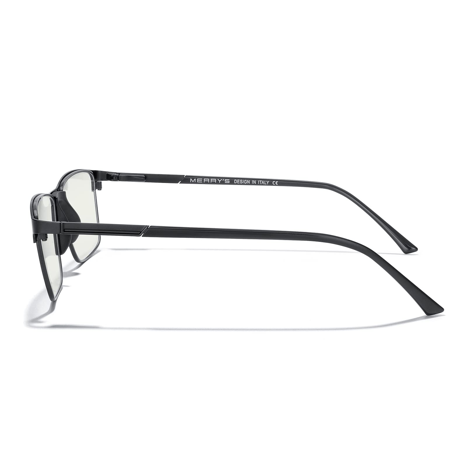 Blue Light Blocking Glasses for Men - Fashion Metal Frame Reading Glasses with Spring Hinge | Computer, Gaming & Night Driving Eyewear