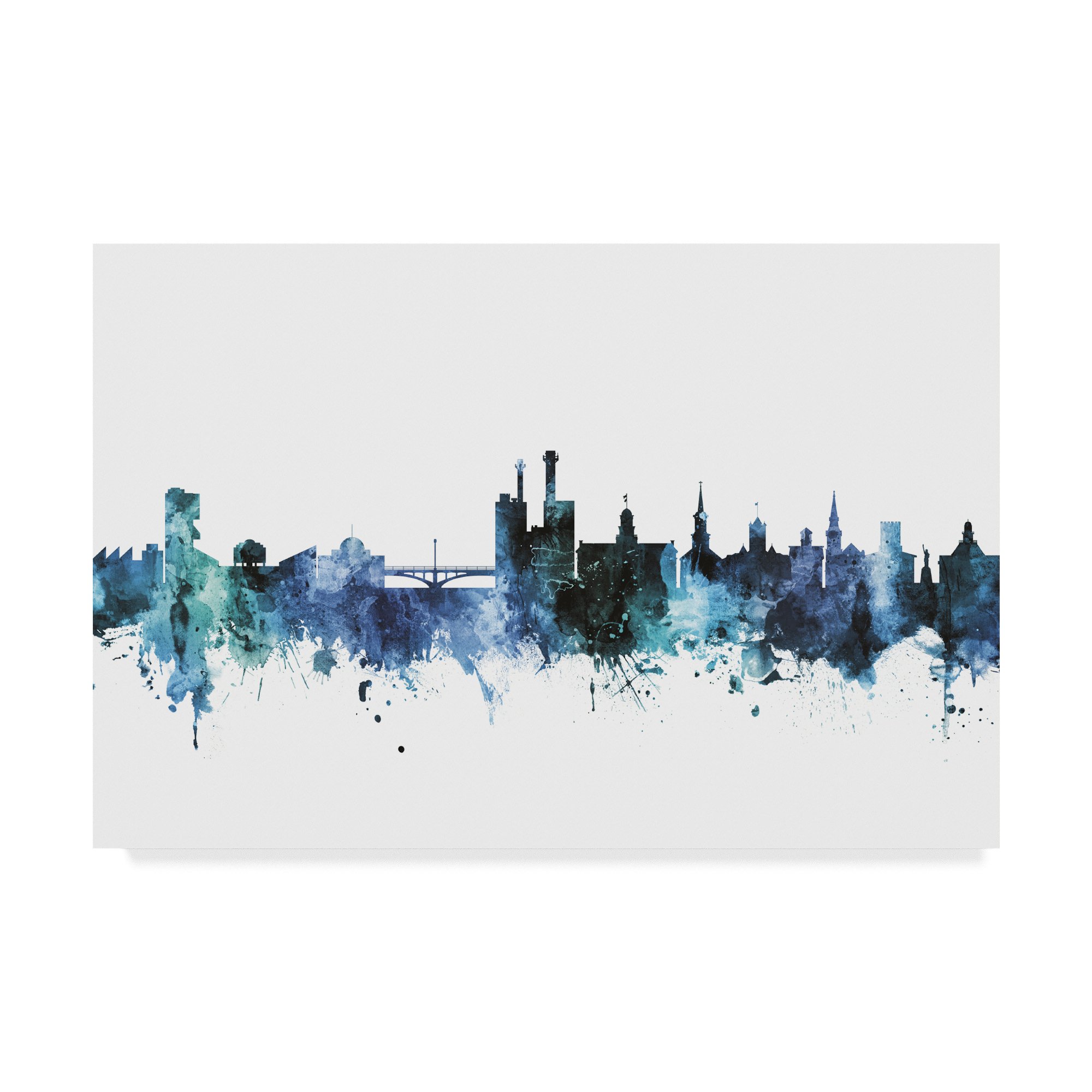 Trademark Fine Art Michael Tompsett Multicolor Wall Décor Painting - Perfect for Living Room, Bedroom & Office Decor