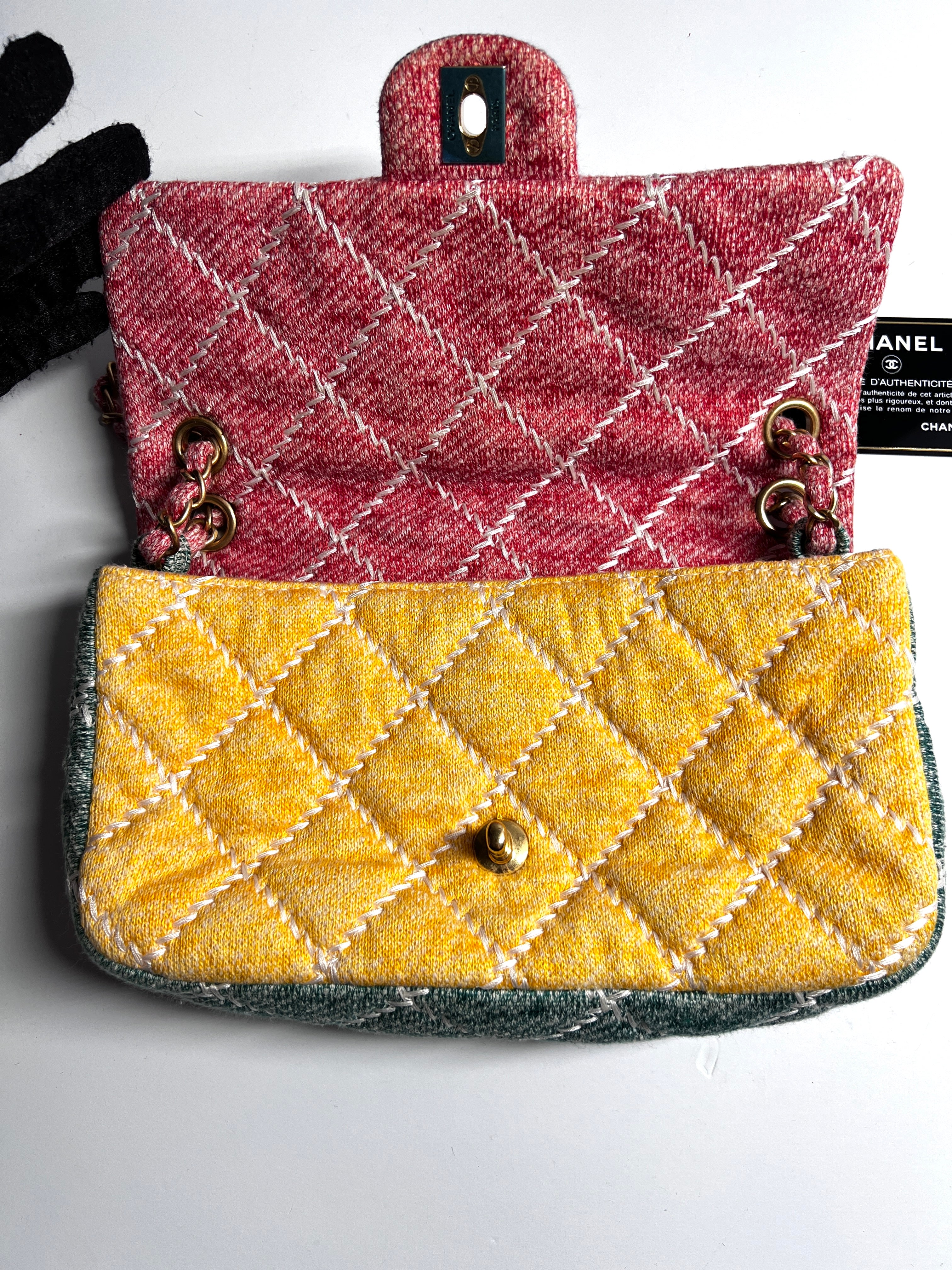 Chanel Timeless Multi-Color Flap Bag - Elegant Cloth Handbag for Women | Perfect for Parties, Weddings & Special Occasions