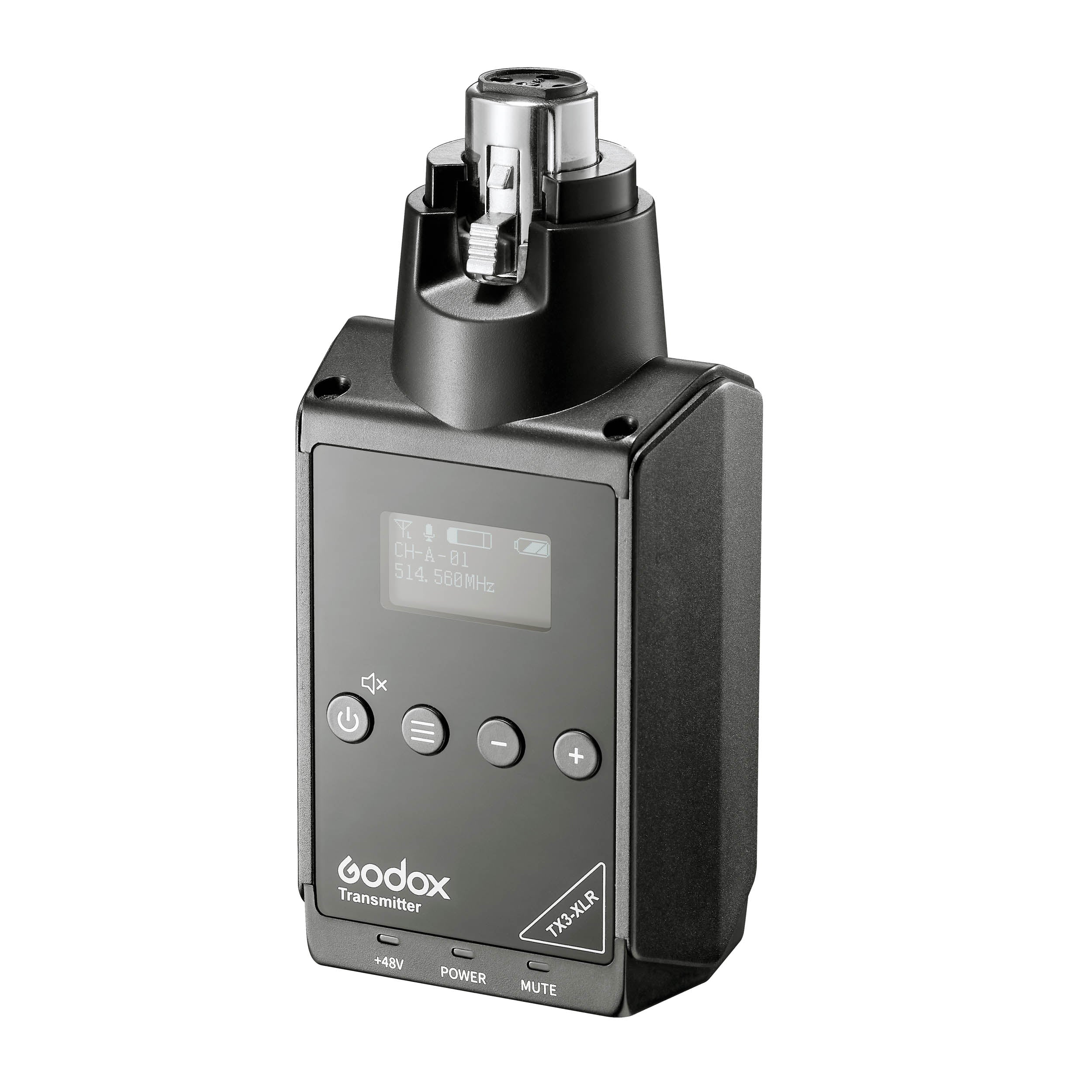 TX3 XLR Plug and Play UHF Wireless XLR Transmitter for Microphones - Professional Audio Equipment for Live Performances, Studio Recording, and Public Speaking