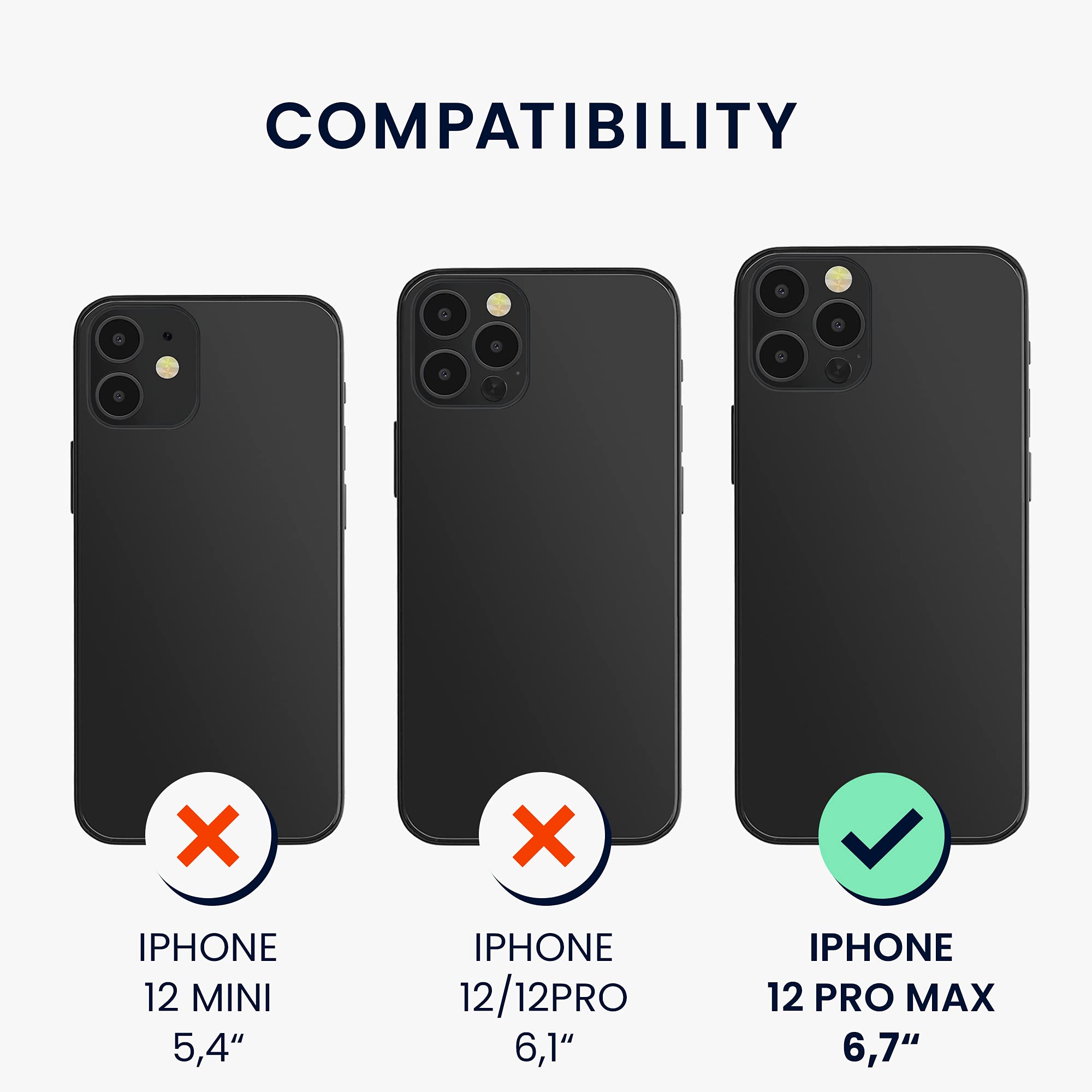 kwmobile Premium TPU Silicone Case for Apple iPhone 12 Pro Max - Soft Protective Phone Cover in Sea Breeze Color - Slim Fit Shockproof Case for Everyday Use, Work & Travel