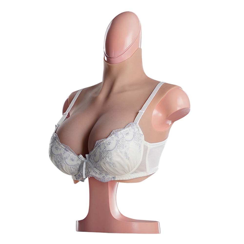 Realistic Silicone Breast Plates for Crossdressers & Transgender - YIQI 8th Gen Skin-Like Prosthesis with Advanced Technology | Perfect for Cosplay, Drag Shows & Gender Affirmation