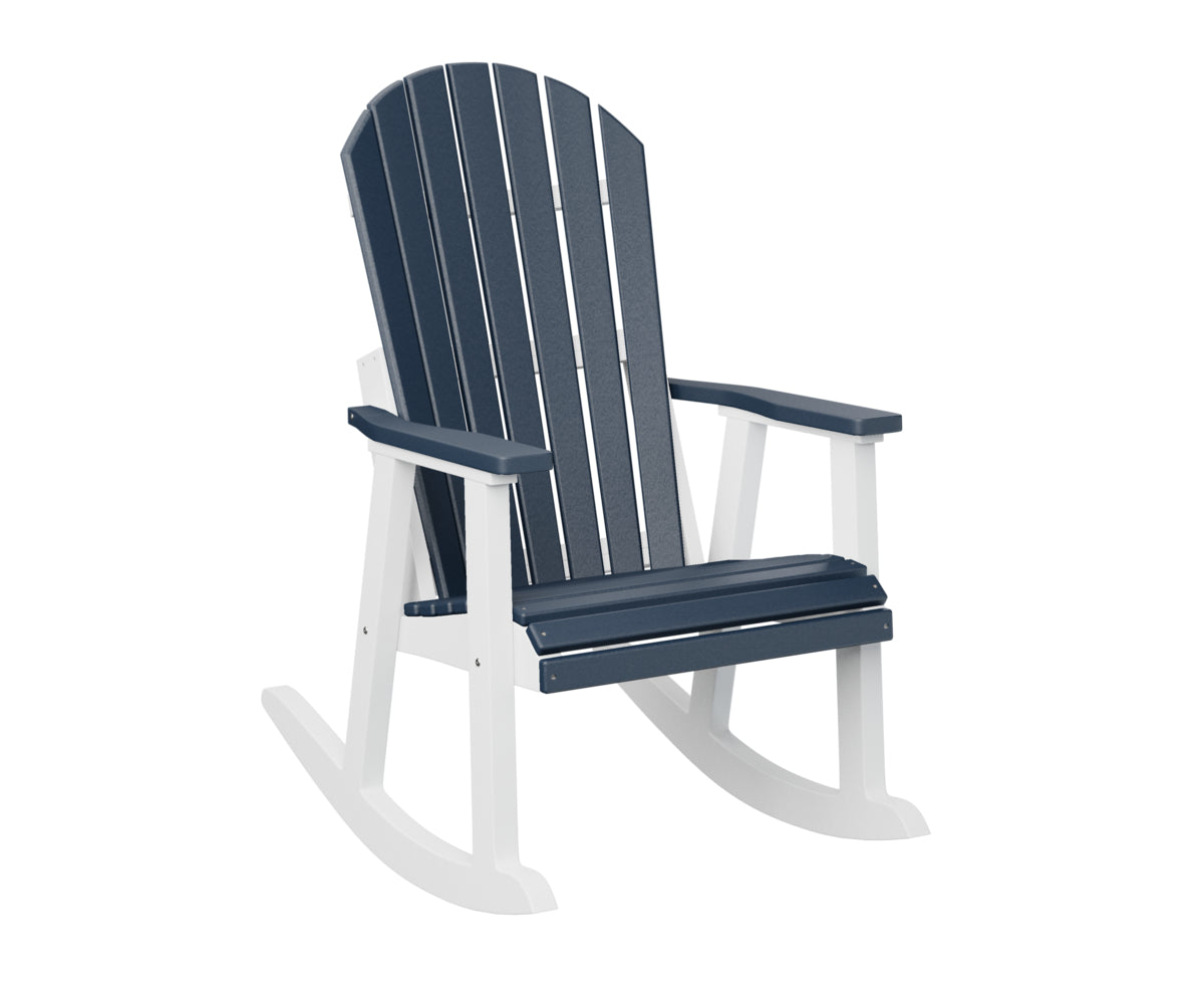 Berlin Gardens Comfo Back Rocker - Premium Outdoor Rocking Chair for Patio, Garden & Porch | Comfortable Relaxation with Ergonomic Design | Perfect for Reading, Lounging & Enjoying Nature