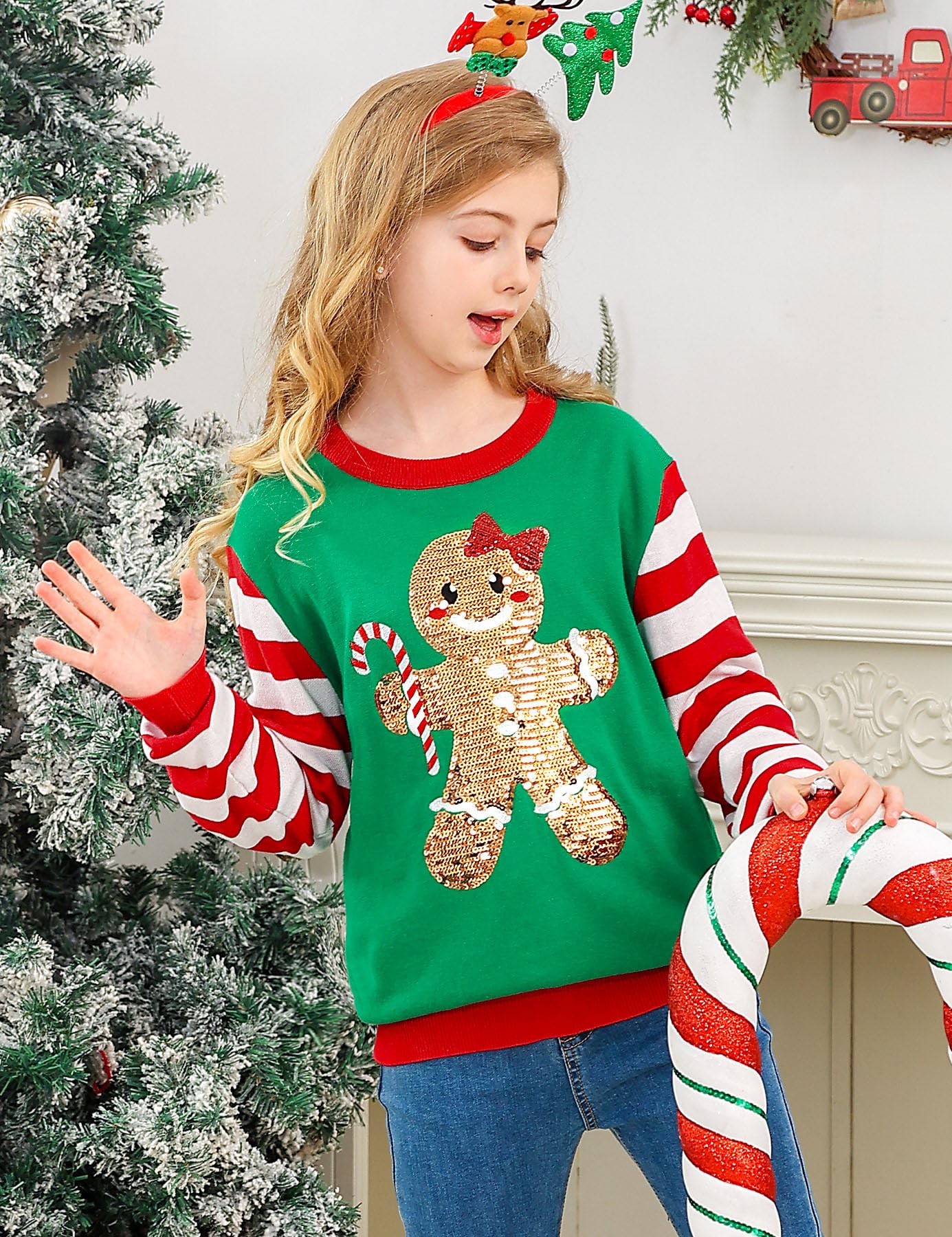 Kids' Ugly Christmas Sweaters for Boys & Girls - Festive Holiday Pullover Sweatshirt (Ages 7-14) | Perfect for Christmas Parties, Family Photos & School Events
