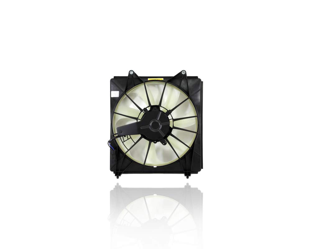 A/C Condenser Fan Assembly Replacement for 2015-2020 Acura TLX 3.5L V6 - Right Side - Compatible with Part Numbers NI3115161 & 386155J2A01 - Pacific Best Inc. - Perfect for AC System Repair and Cooling Performance Enhancement