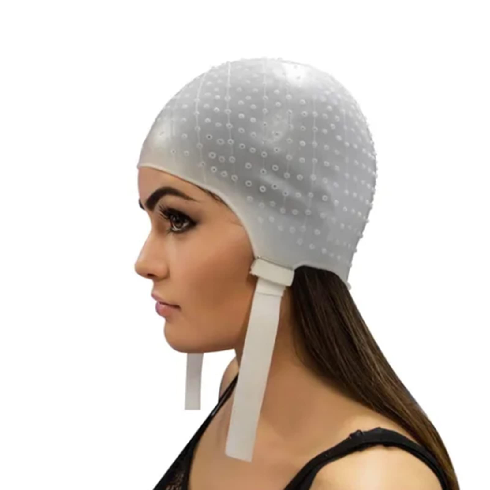 Premium Silicone Hair Dye Cap - High Elasticity Foldable Highlighting & Tipping Cap for Professional Hair Coloring | Perfect for Salon, DIY Home Hair Dyeing & Ombre Styles