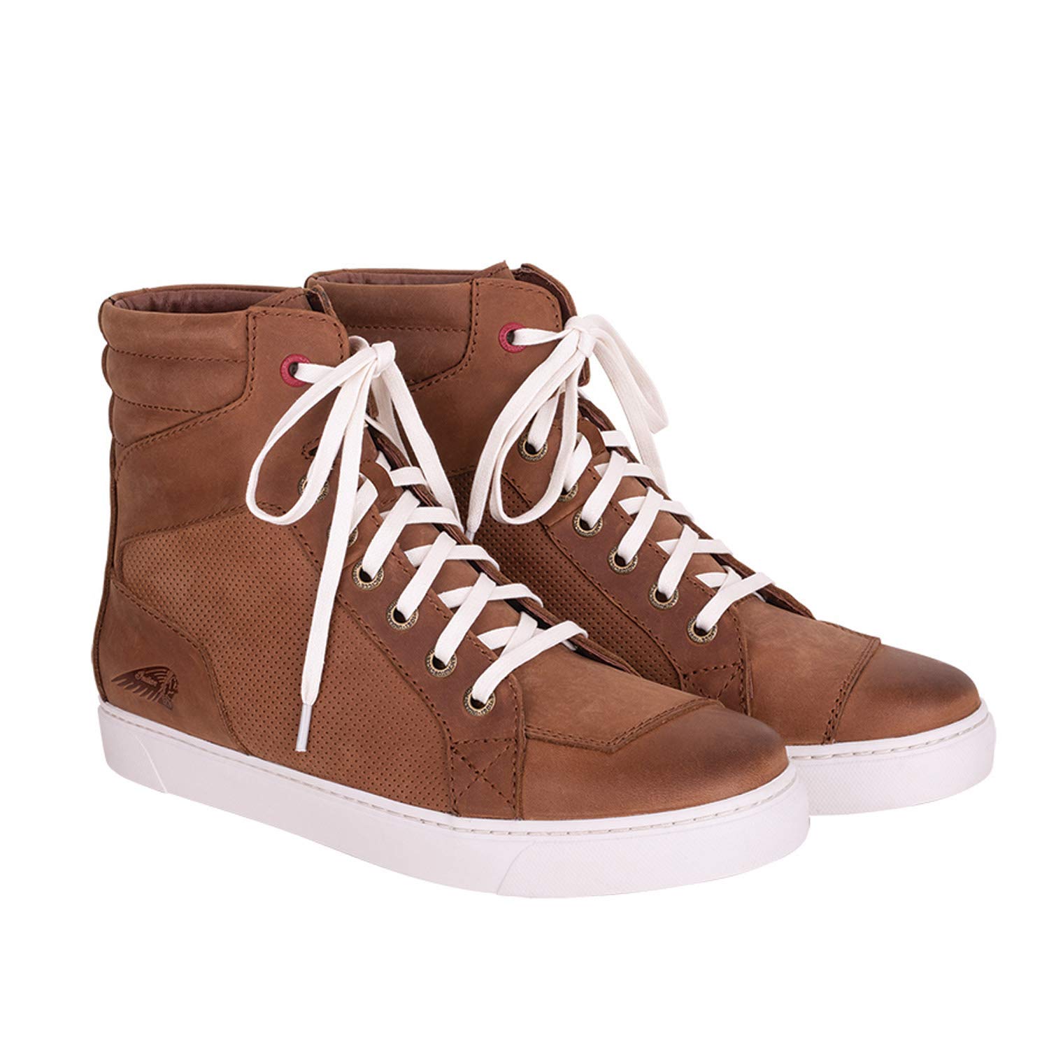 Indian Motorcycle Men's Brown Leather Boyd Sneakers - Stylish & Durable Biker Shoes for Riding & Casual Wear