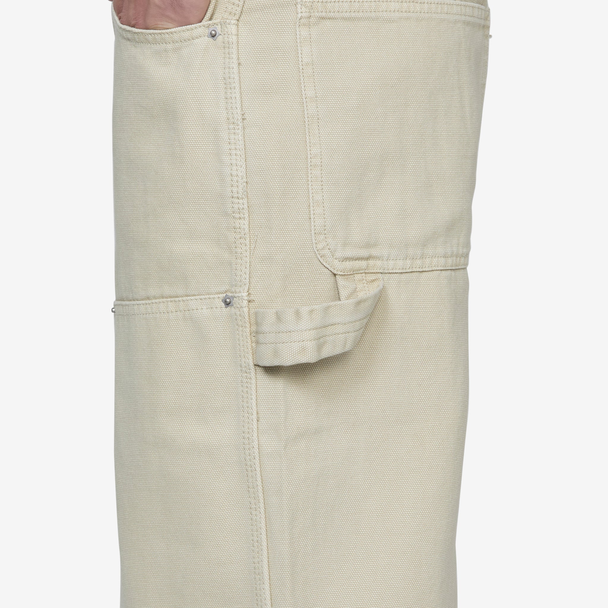 Double Knee Carpenter Pants - Durable Work Pants for Men - Natural Color for Construction & DIY Projects