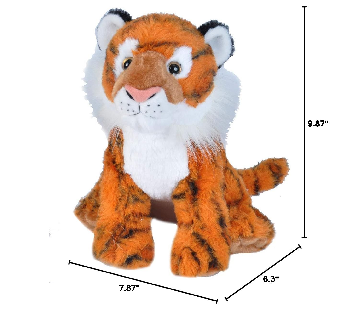 Wild Republic Siberian Tiger Plush Stuffed Animal - 12 Inch Soft Cuddly Toy for Kids, Gifts & Collectibles | Perfect for Bedtime, Nursery Decor & Animal Lovers