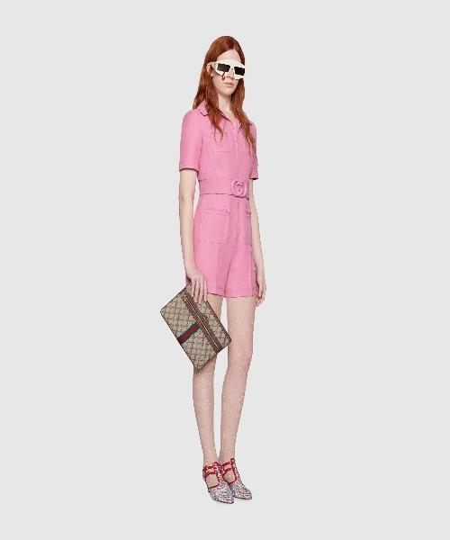 Gucci Ophidia GG Supreme Small Pouch - Luxury Crossbody Bag for Women - Perfect for Parties, Travel & Everyday Use