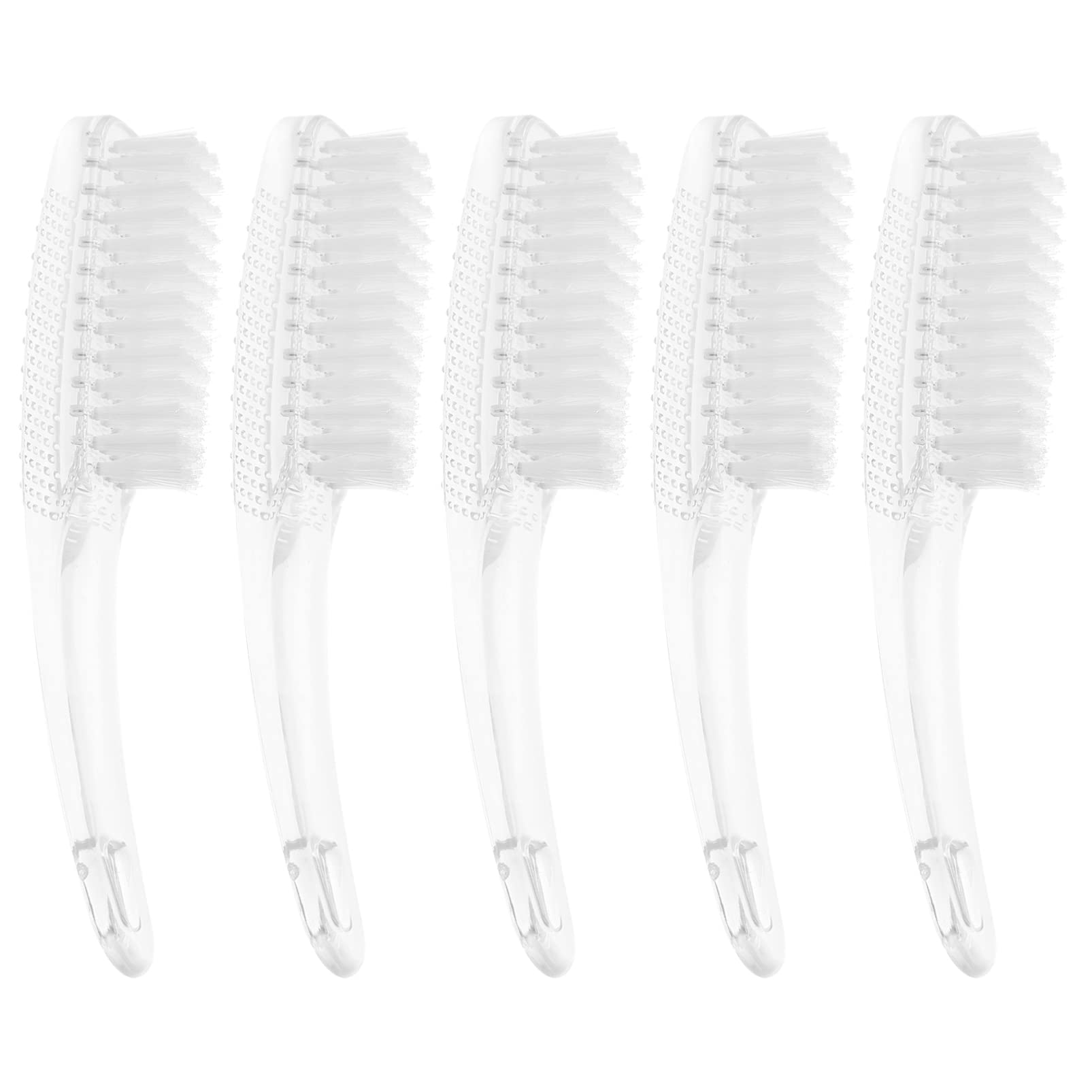 Beaupretty Nail Brush Set - 5pcs Natural Scrub Tool for Hand & Toe Cleaning - Pedicure & Manicure Care