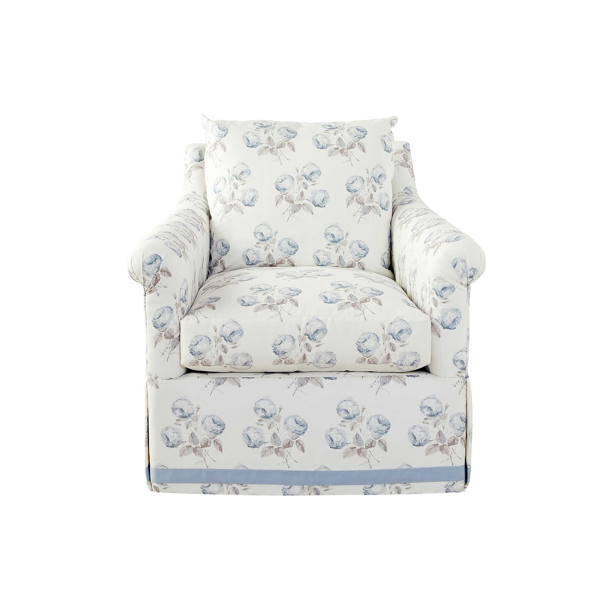Stylish Abby Skirted Chair - Elegant Upholstered Dining & Living Room Accent Chair for Home Decor - Perfect for Dining Rooms, Bedrooms & Cozy Reading Nooks