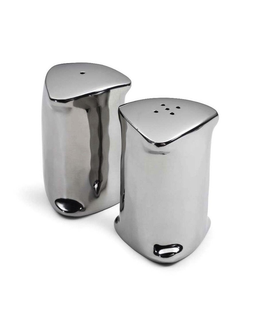 Miranda Salt and Pepper Shaker Set - 2.25 x 1.5 Inch Mini Glass Spice Containers - Perfect for Kitchen, Dining Table, and Gift Giving