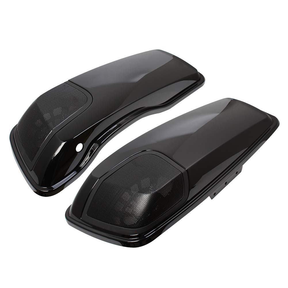 5x7 Saddlebag Speaker Lids for Harley Davidson Touring Road King Electra Street Glide 2014-2019 - Replacement Speaker Covers for Motorcycle Audio Upgrade - Perfect for Long Rides & Custom Bike Builds