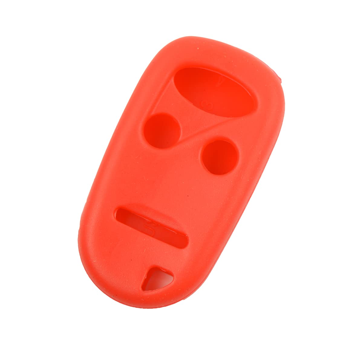 Premium Red Silicone Rubber Remote Key Fob Cover for Honda Ridgeline 2005-2007 & Honda S2000 2000-2010 - Durable Protection Against Drops, Scratches & Daily Wear (Perfect for Outdoor Adventures, Work Commutes & Car Enthusiasts)