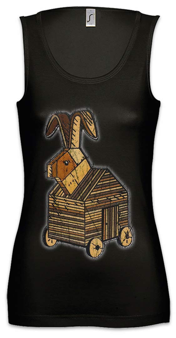 Urban Backwoods Trojan Rabbit Women's Tank Top - Breathable Workout Shirt for Gym, Yoga & Running - Comfortable Fitness Training Apparel for Active Lifestyles