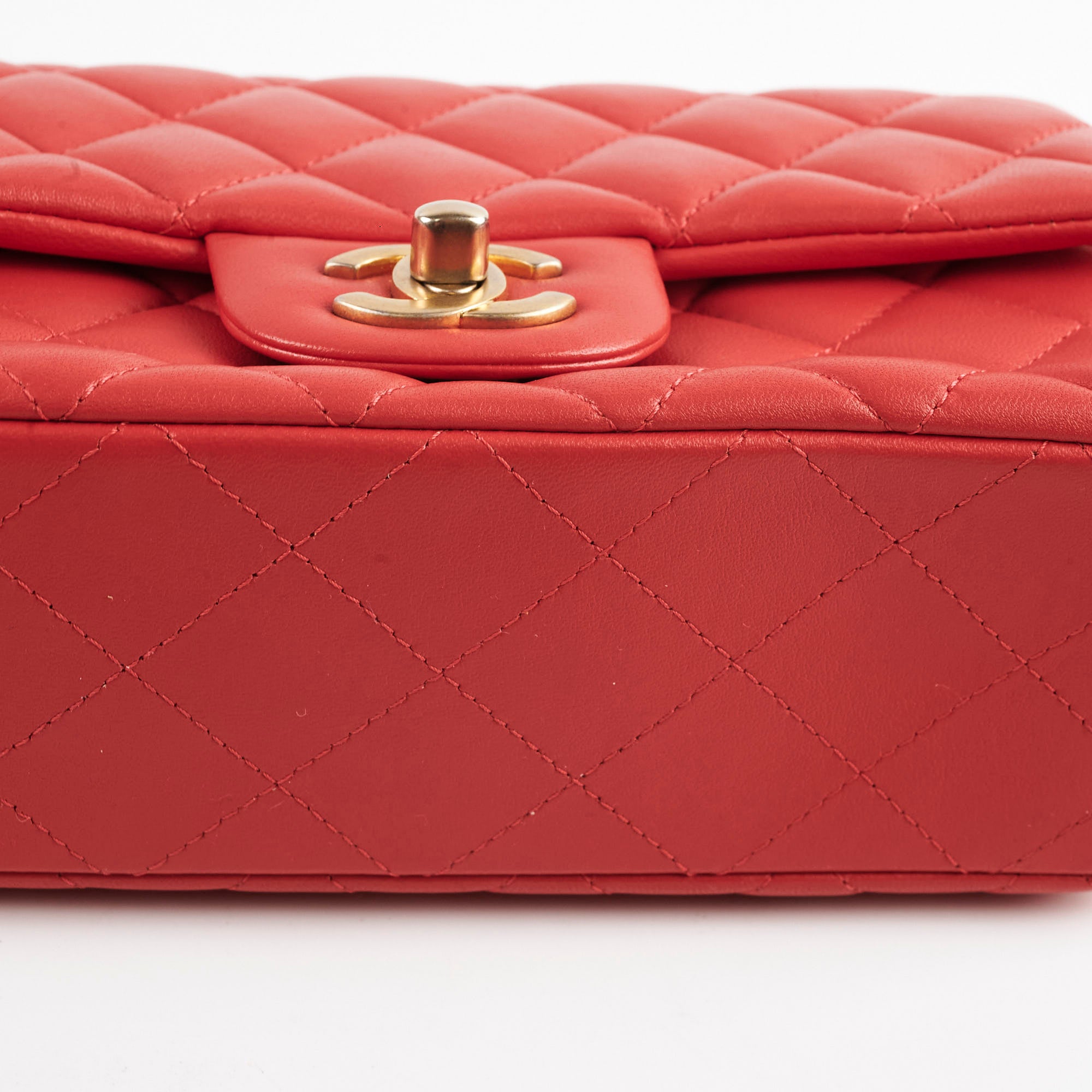 Chanel Mini Rectangular Coral Flap Bag - Luxury Designer Handbag for Women | Perfect for Parties, Dates & Special Occasions