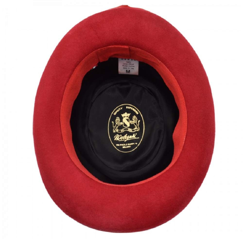 Vintage Western Desert Rat Top Hat - Red Aged Cowboy Hat for Men & Women | Perfect for Halloween, Cosplay, Wild West Parties & Steampunk Costumes