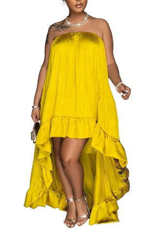 Strapless Yellow