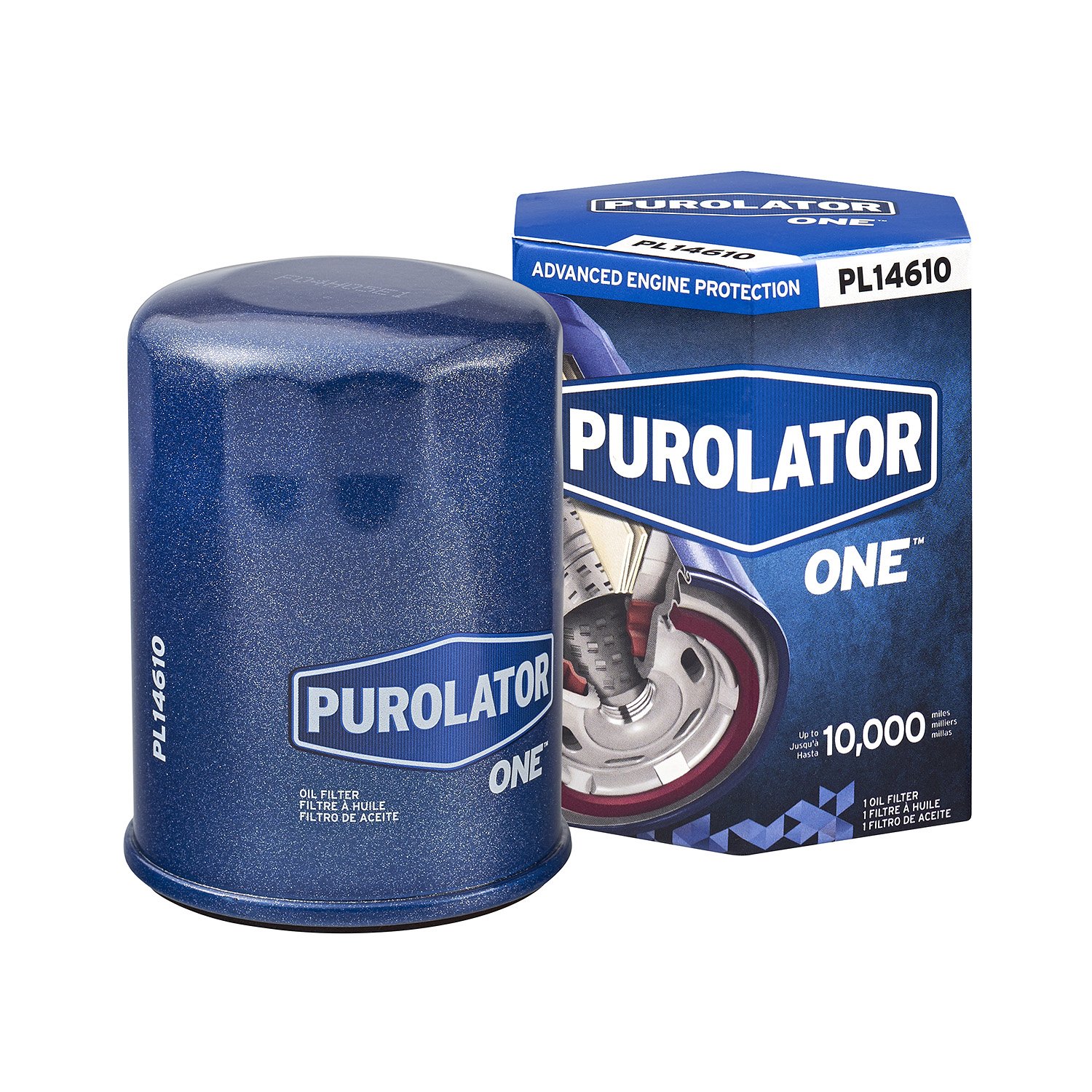 PurolatorONE Advanced Engine Protection Spin On Oil Filter - High Performance Car Oil Filter for Enhanced Engine Life | Ideal for Daily Driving, Racing & Heavy-Duty Vehicles