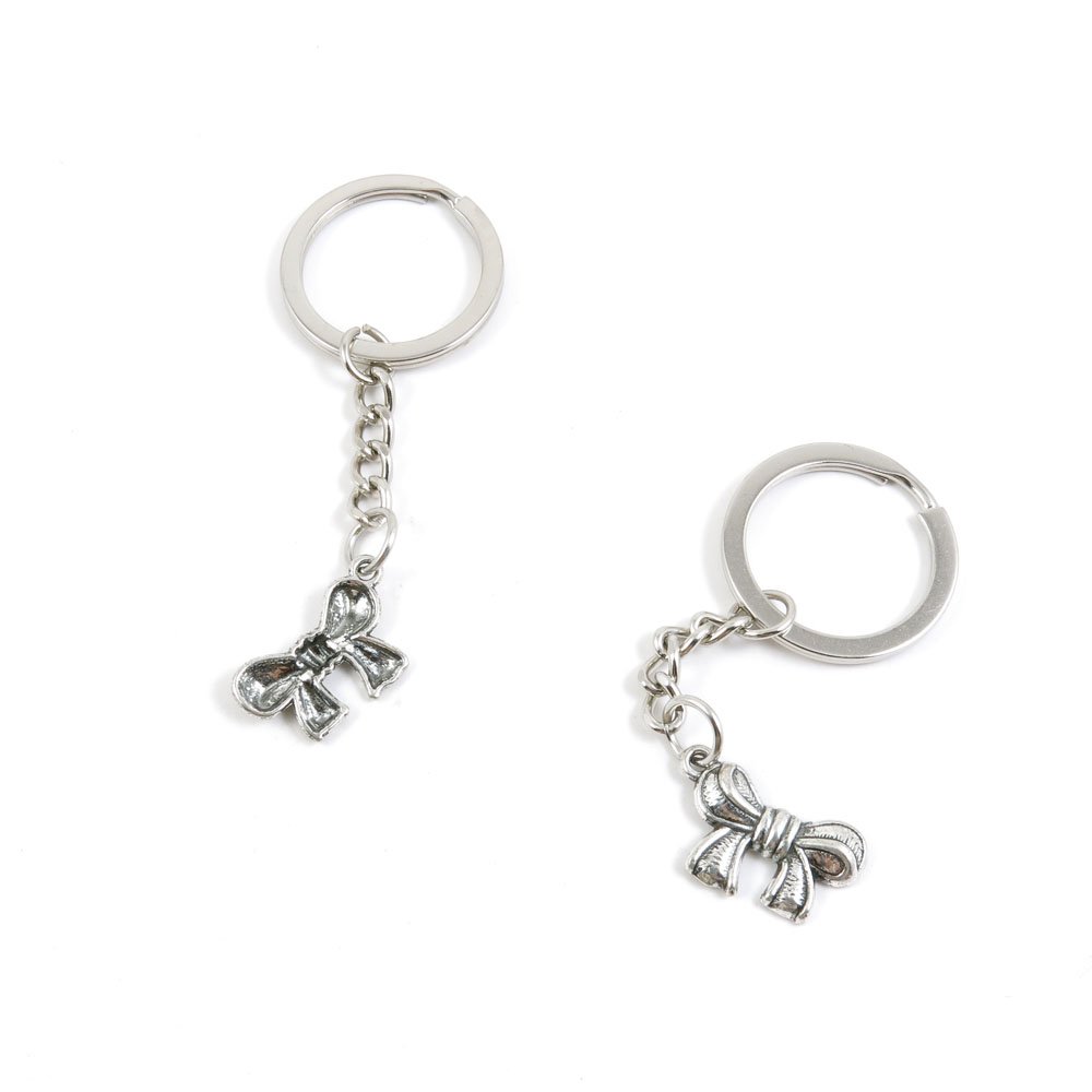 Stylish Bow Tie Keychain - Fashion Jewelry Keyring for Car Keys, Door Keys & Key Tags - Bulk Wholesale Supplier - Perfect for Gifts, Party Favors & Organization