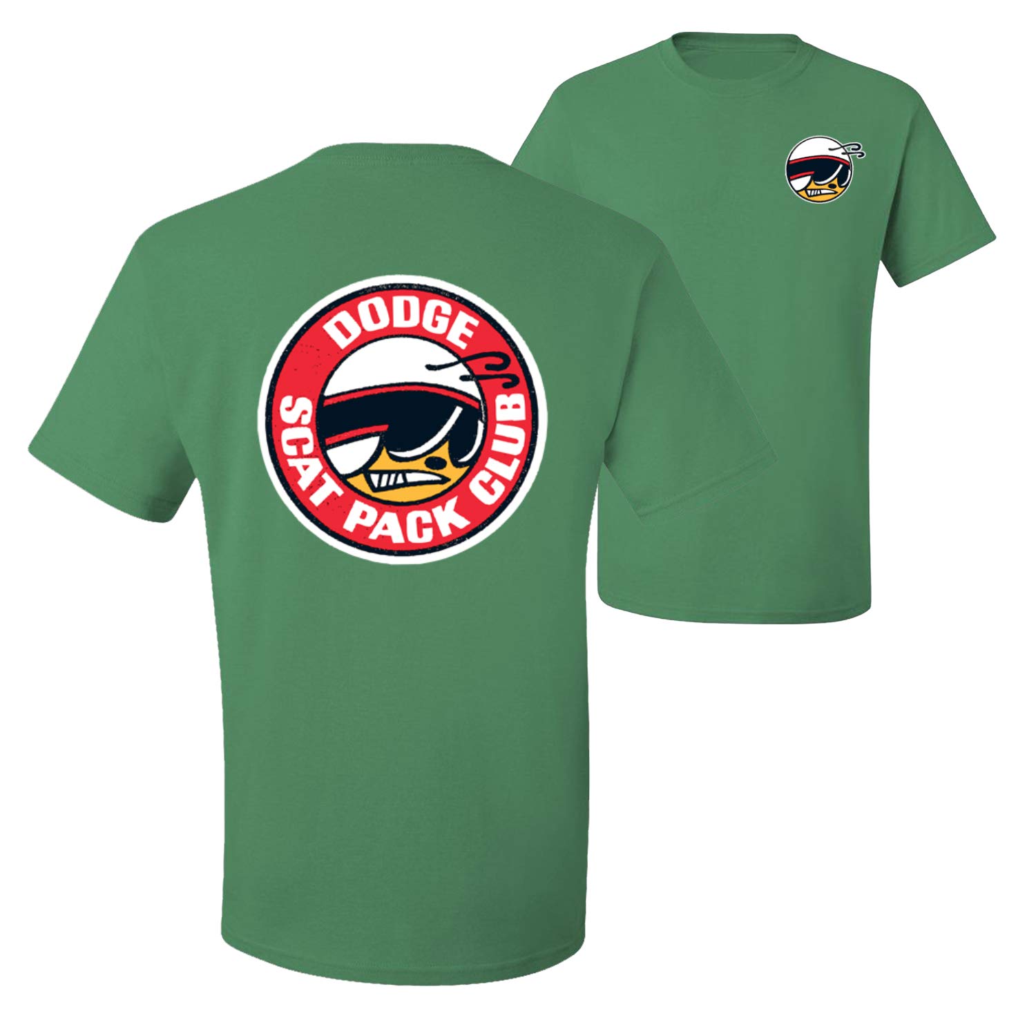 Vintage Dodge Scat Pack Club Logo Graphic T-Shirt for Men - Retro Muscle Car & Truck Enthusiast Apparel - Perfect for Car Shows, Racing Events & Casual Wear
